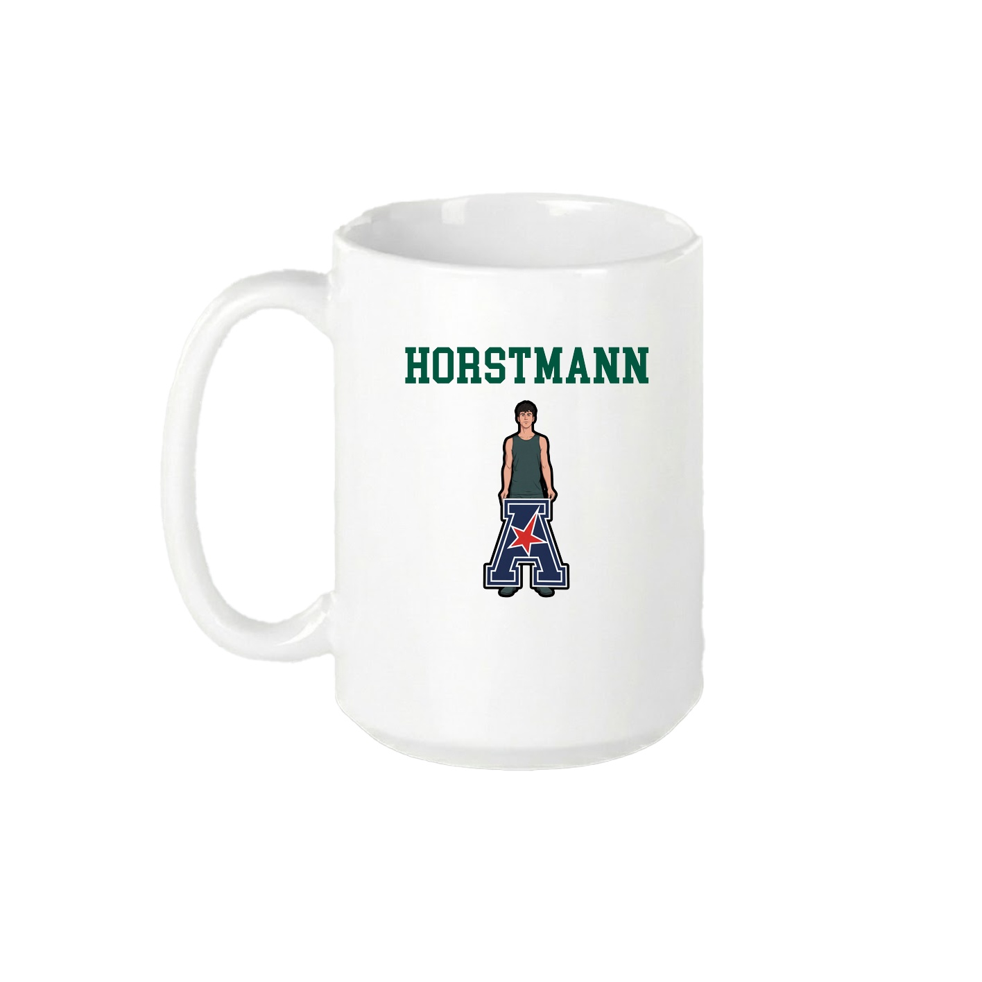 15oz Coffee Mug — Shirsey in White
