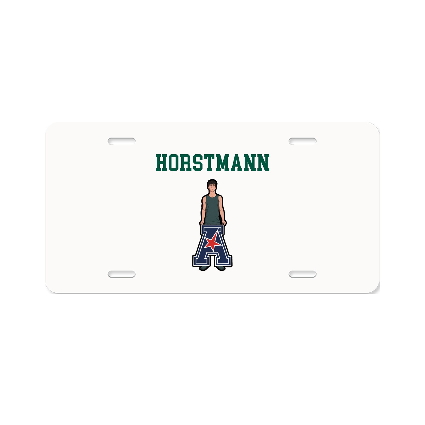 License Plate — Shirsey in Classic