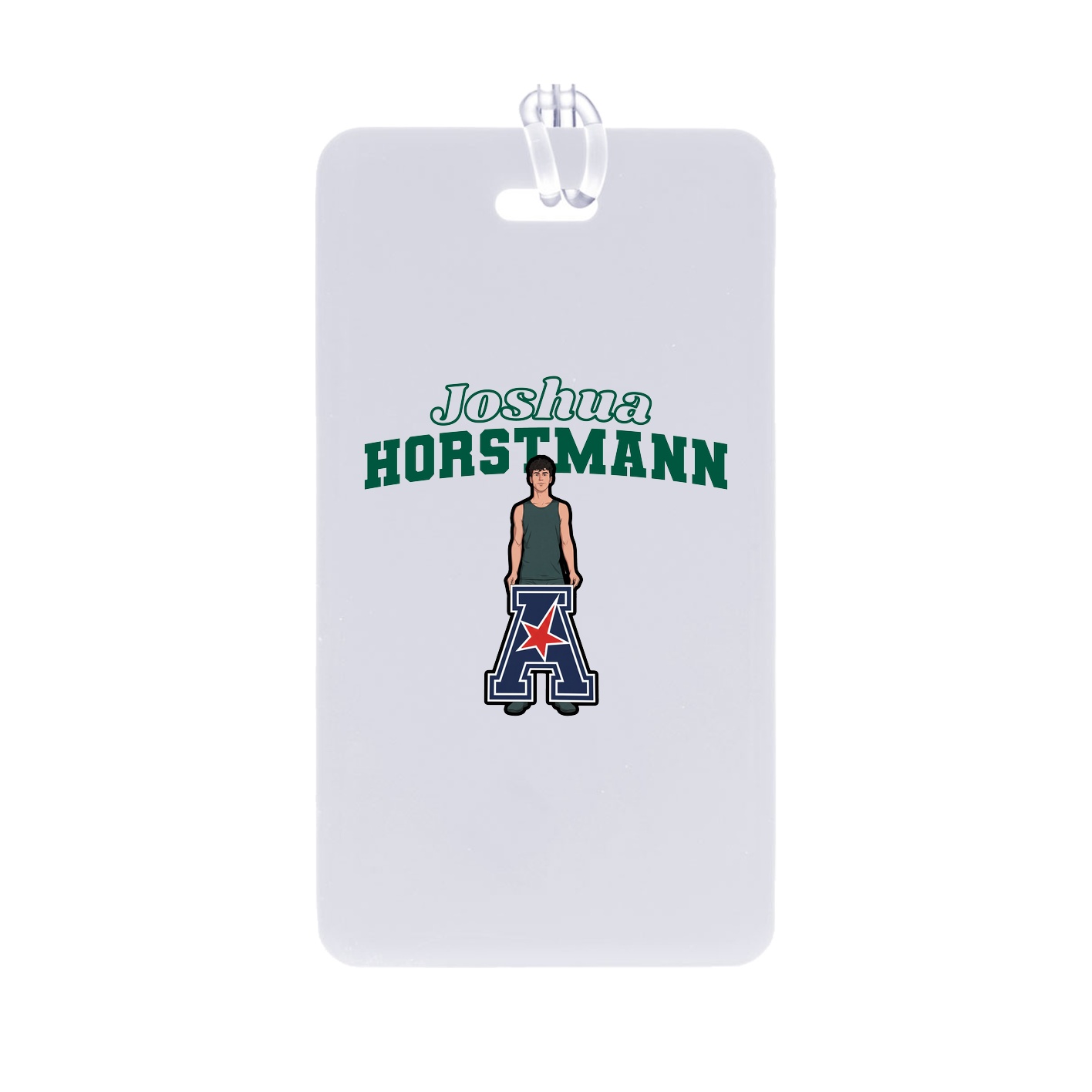 Bag Tag — Name Arch in Classic