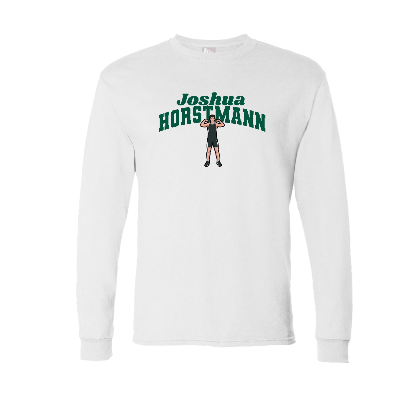 Long Sleeve Tee — Signature Arch in White