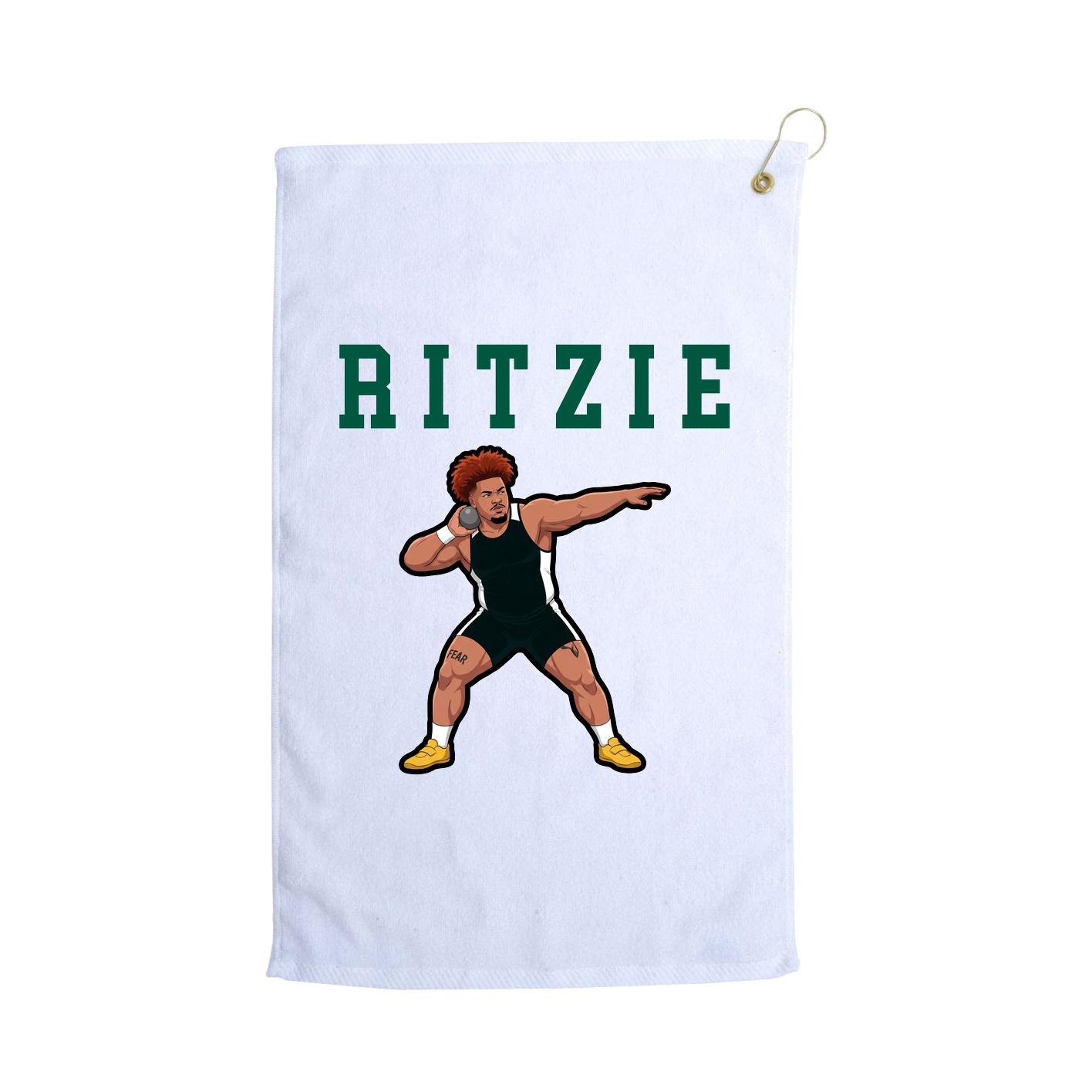 Golf Towel — Shirsey in White