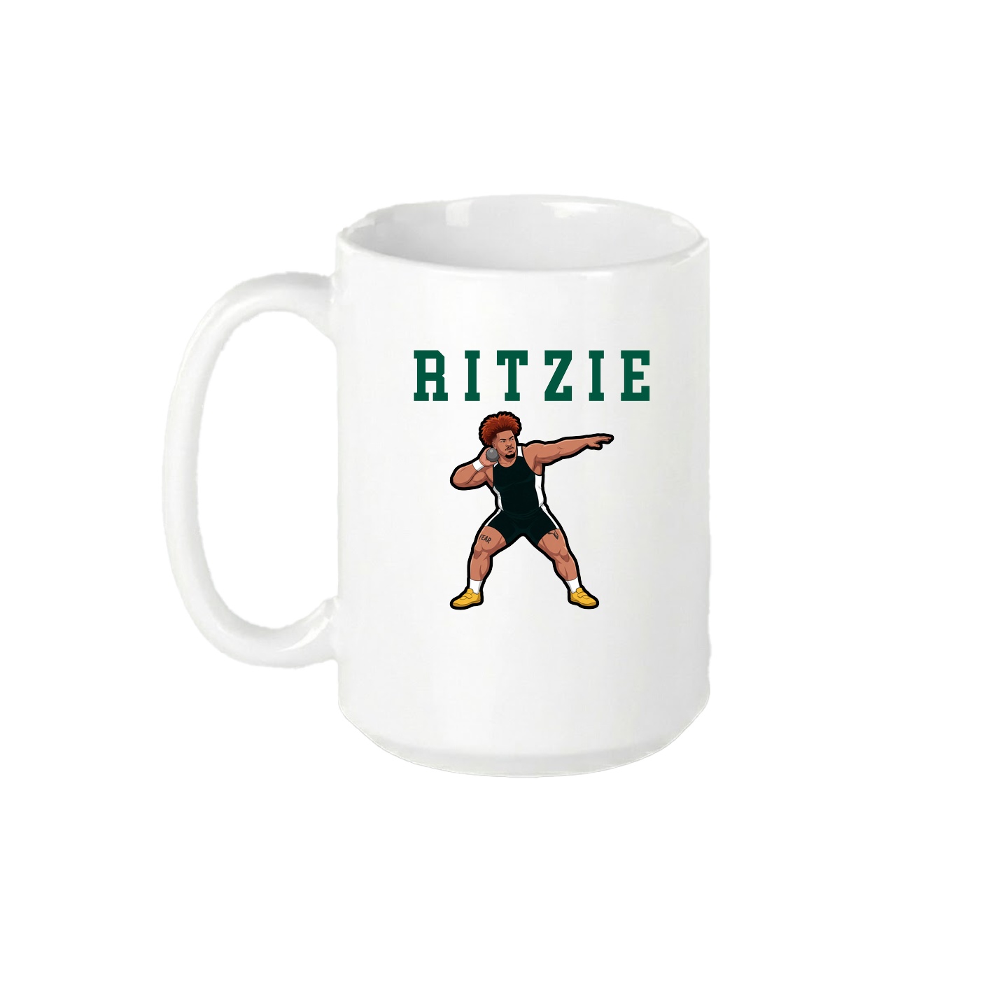 15oz Coffee Mug — Shirsey in White