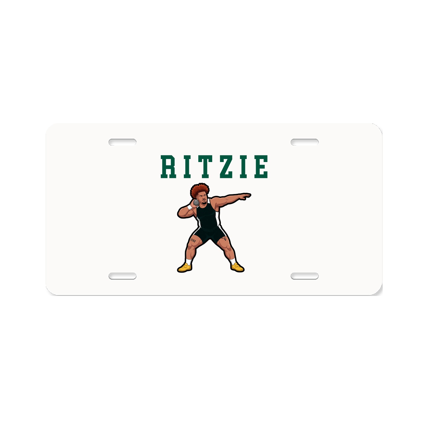 License Plate — Shirsey in Classic