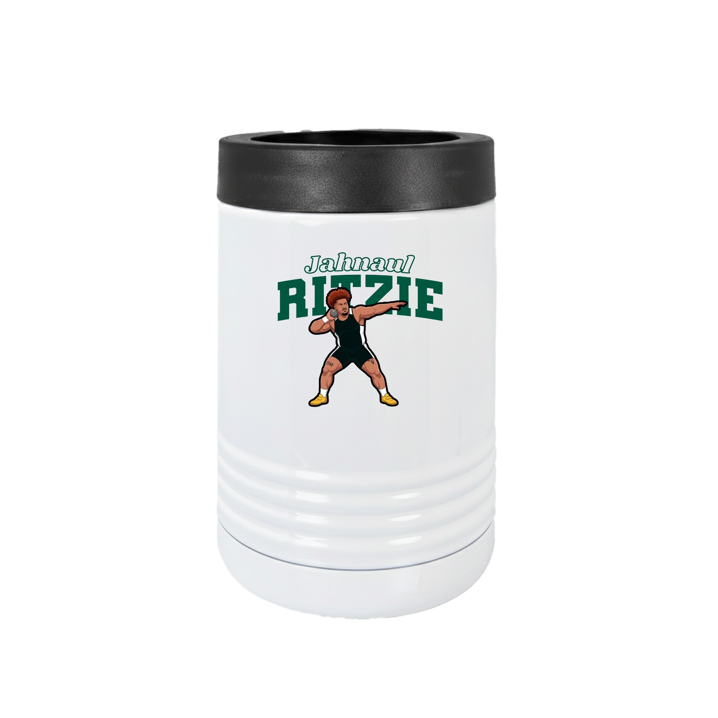 Beverage Holder — Name Arch in White
