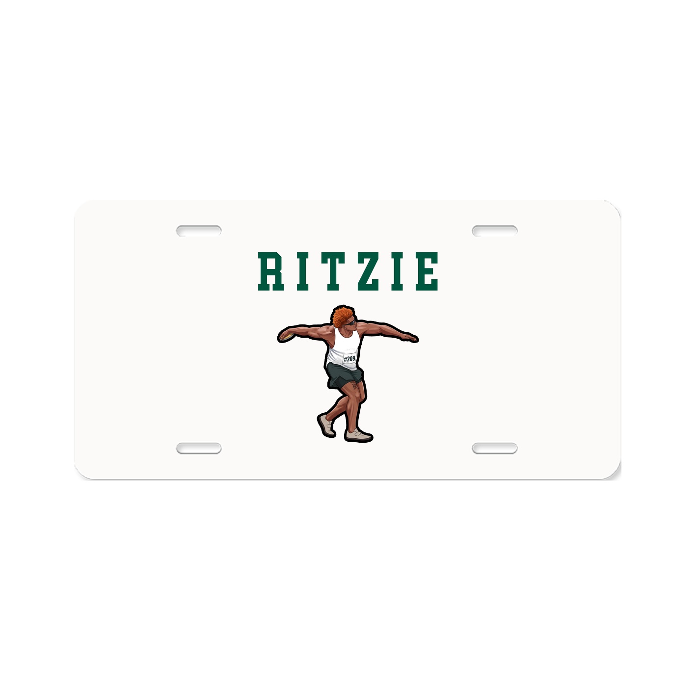 License Plate — Shirsey in Classic
