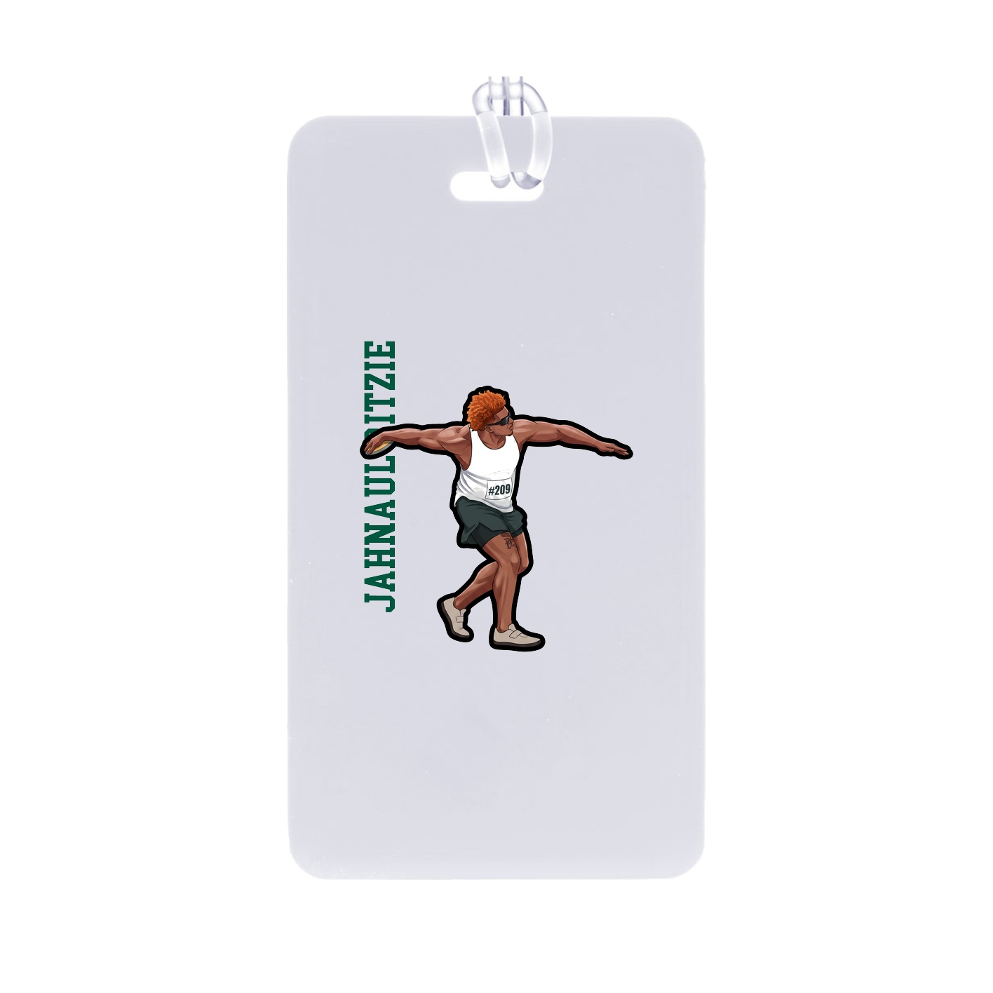 Bag Tag — Name Vertical in Classic