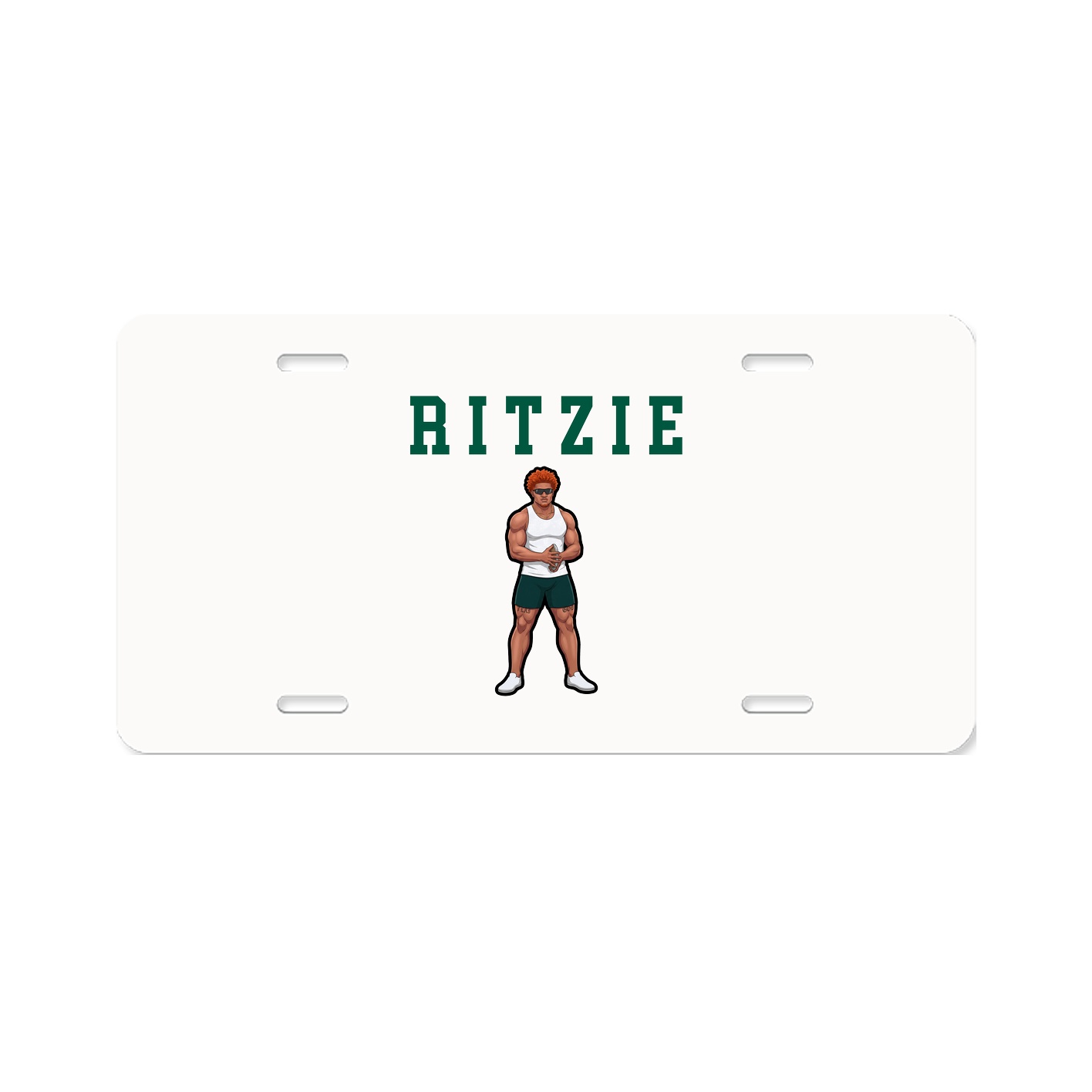 License Plate — Shirsey in Classic