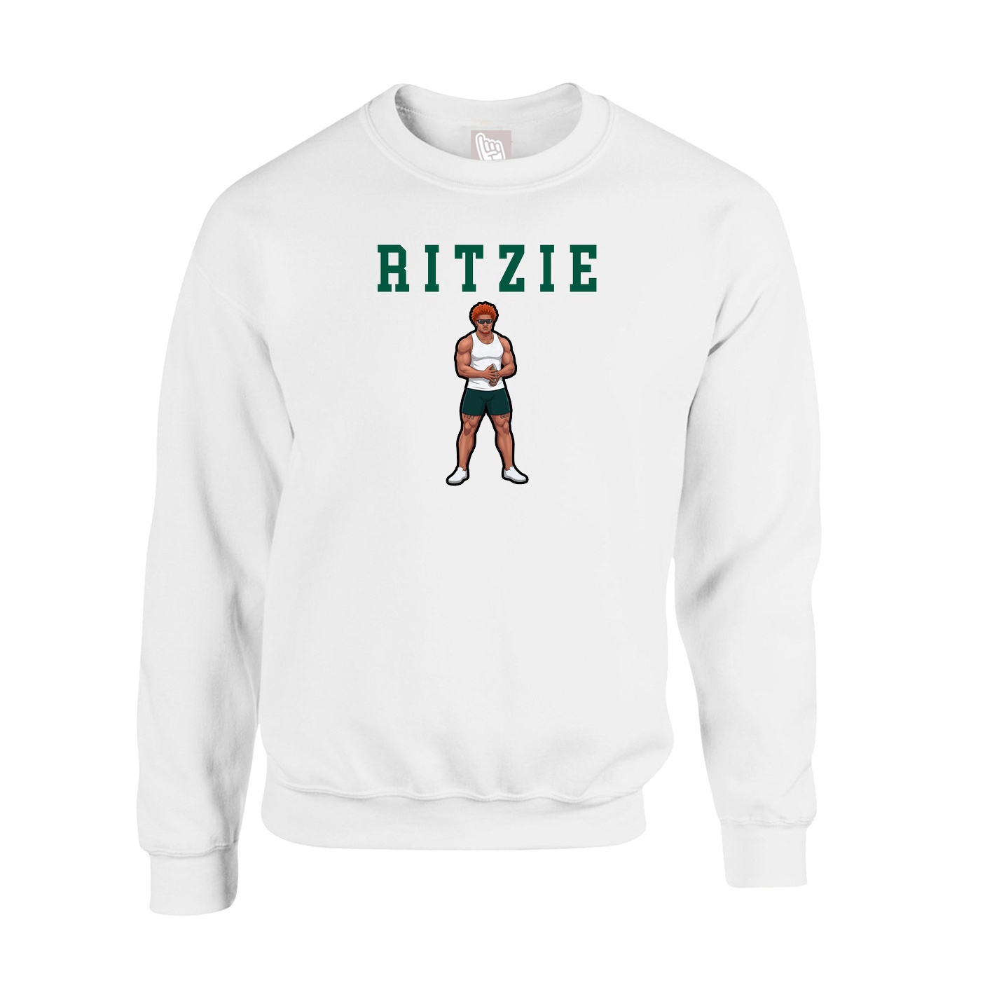 Fleece Crew — Shirsey in White