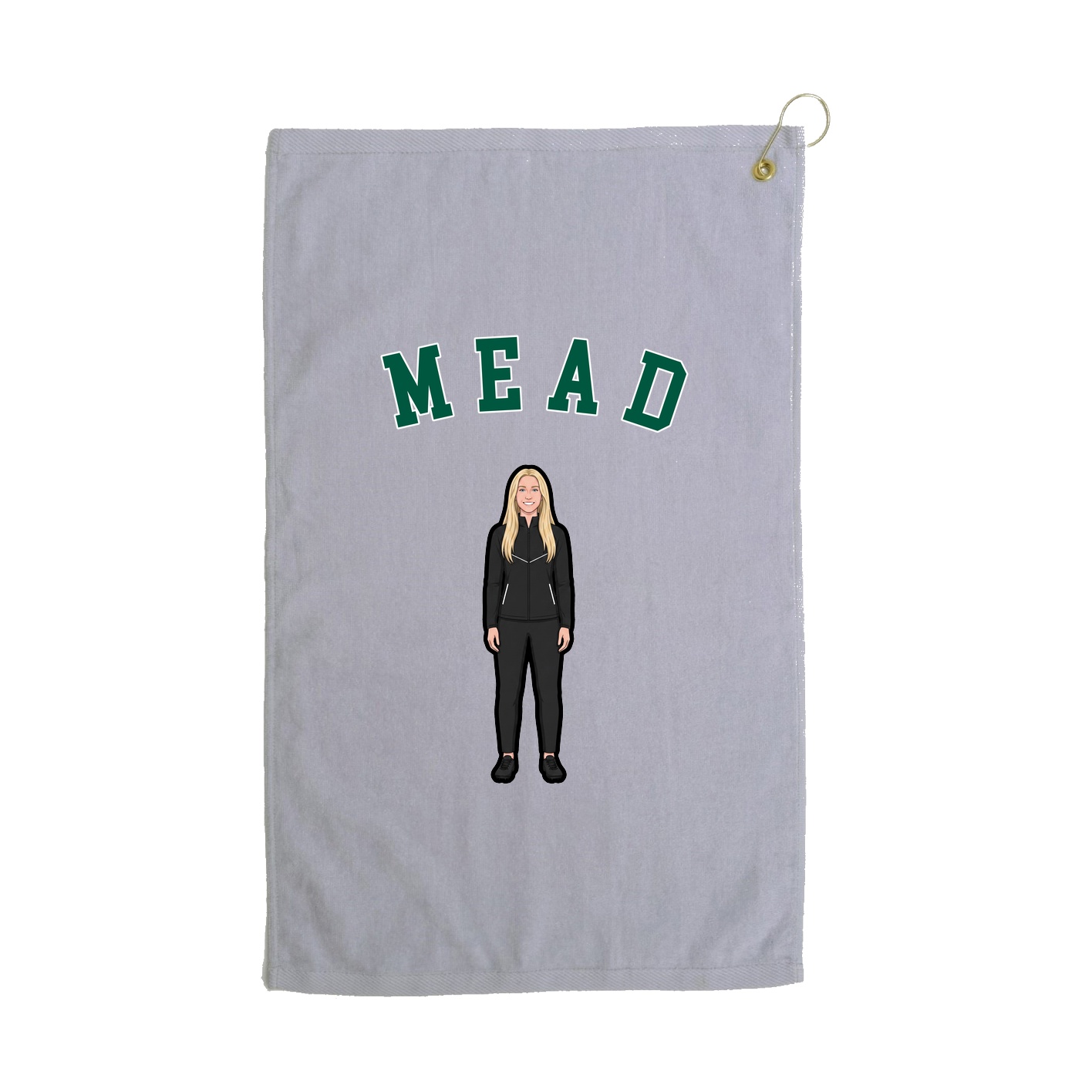 Golf Towel — Shirsey Arch in Grey