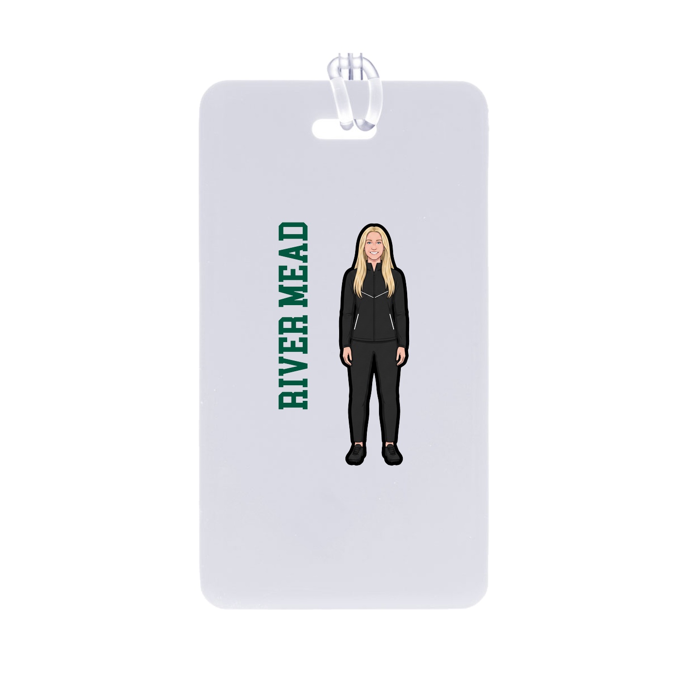 Bag Tag — Name Vertical in Classic