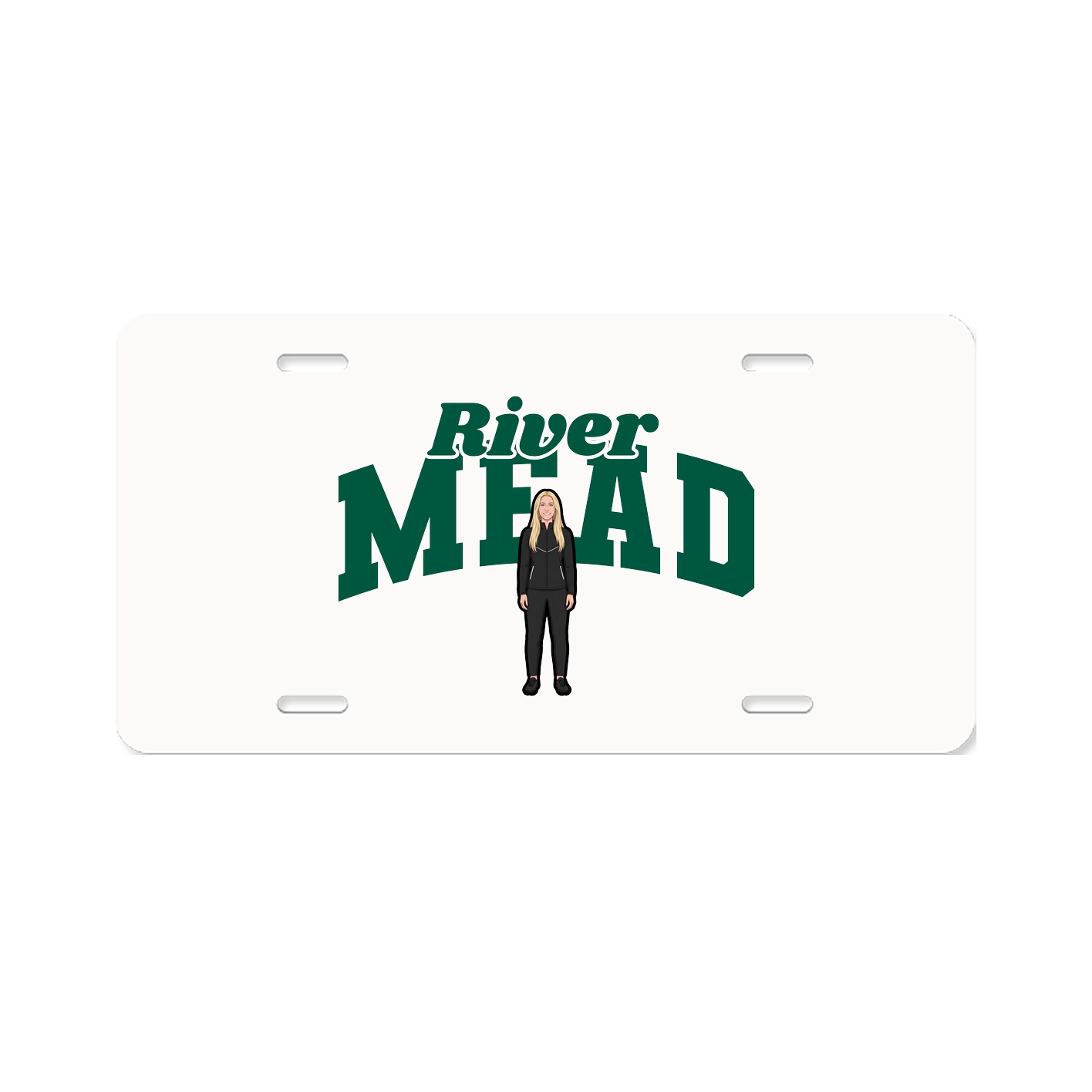 License Plate — Signature Arch in Classic