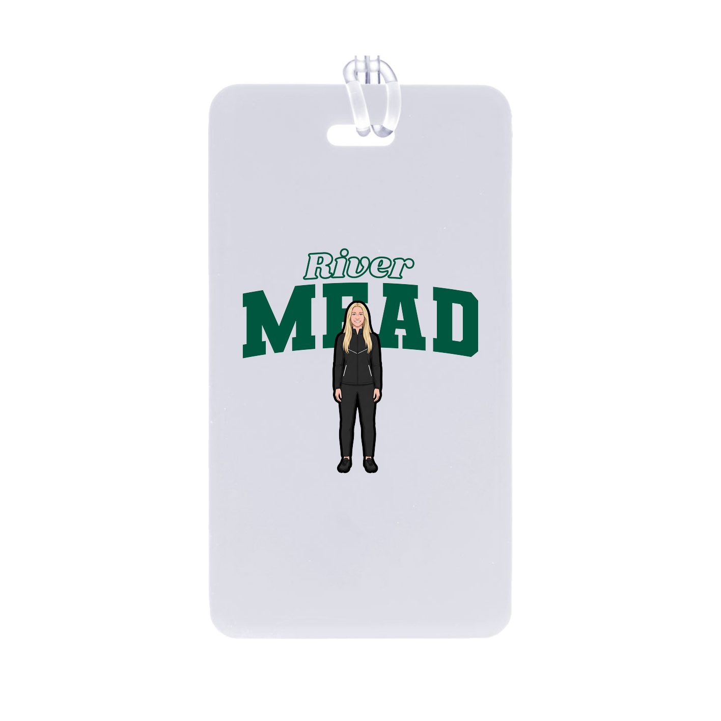 Bag Tag — Name Arch in Classic