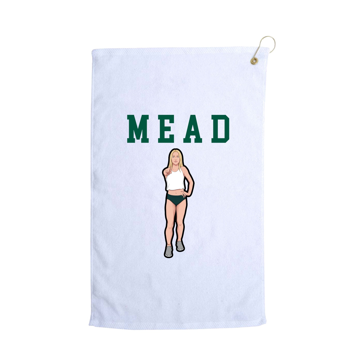 Golf Towel — Shirsey in White