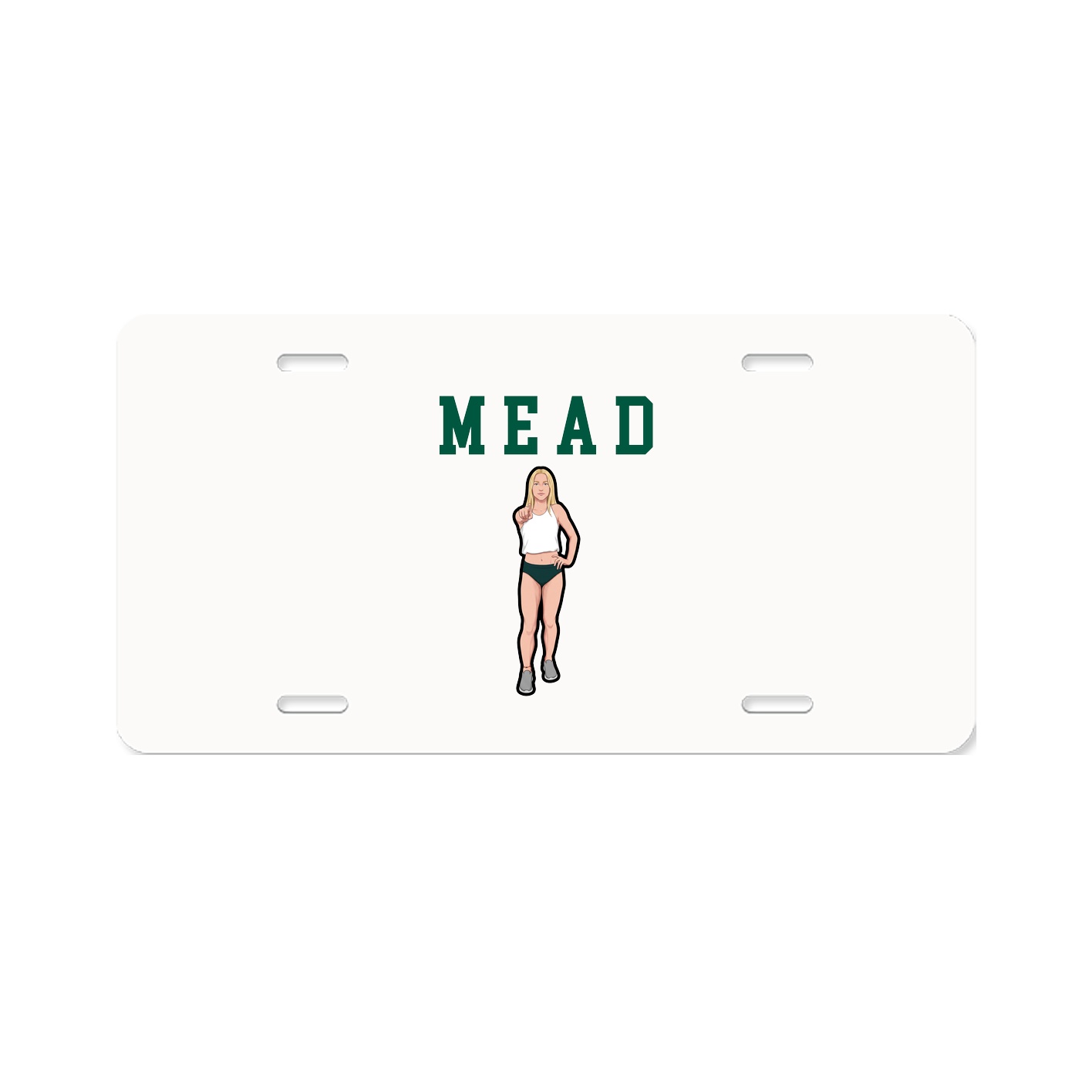 License Plate — Shirsey in Classic