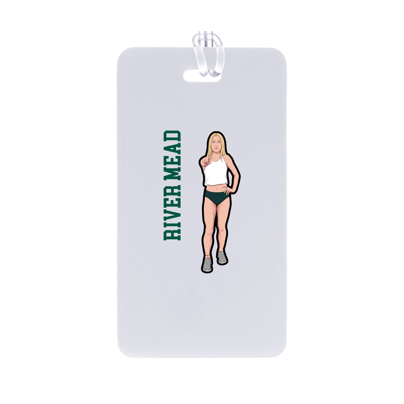 Bag Tag — Name Vertical in Classic