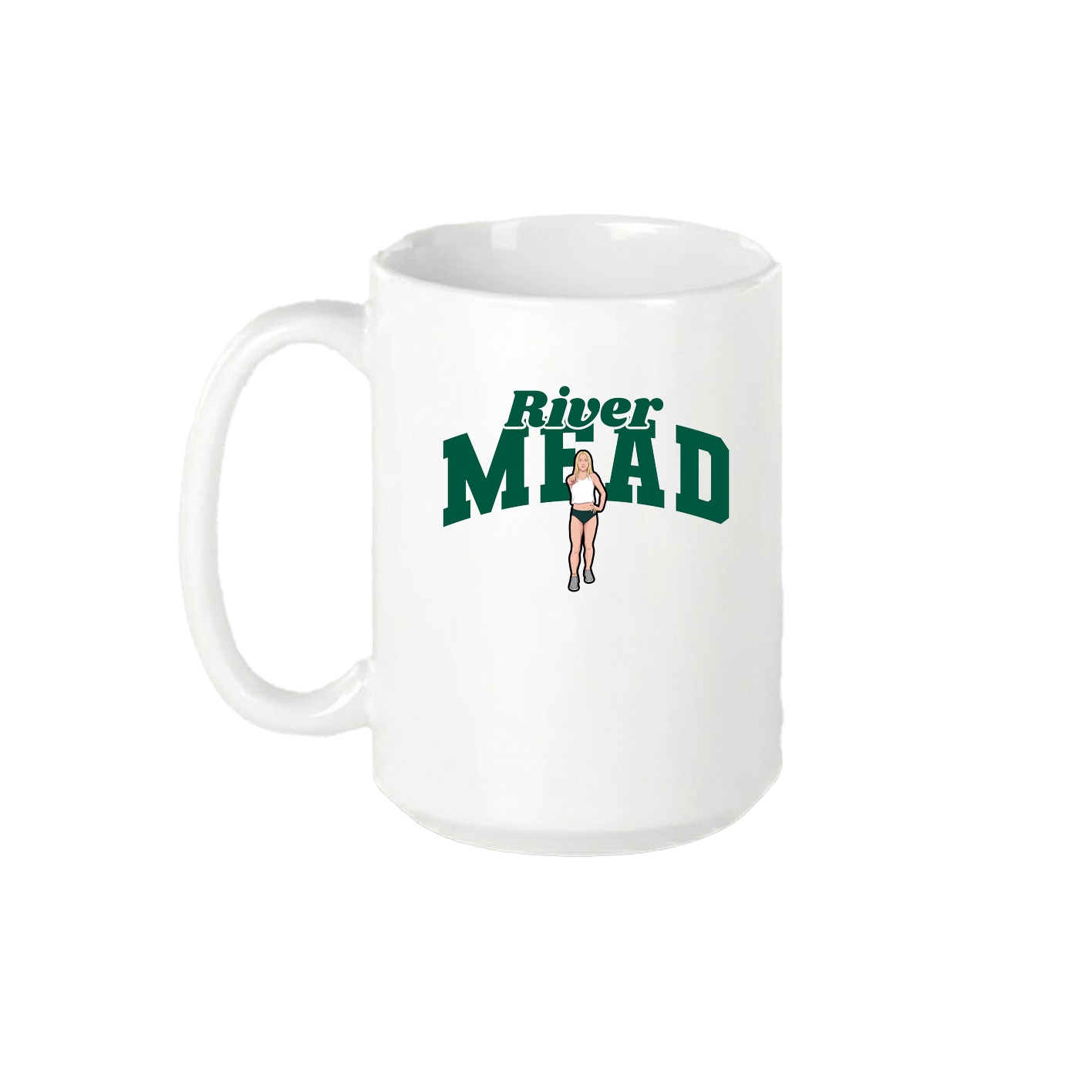 15oz Coffee Mug — Signature Arch in White