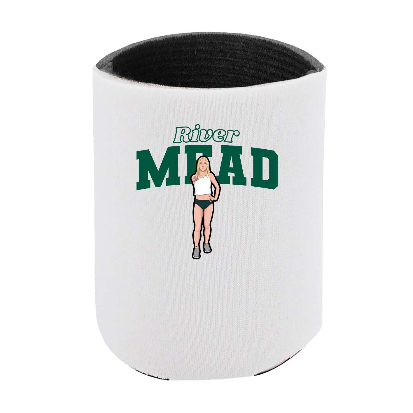 Can Holder — Name Arch in White