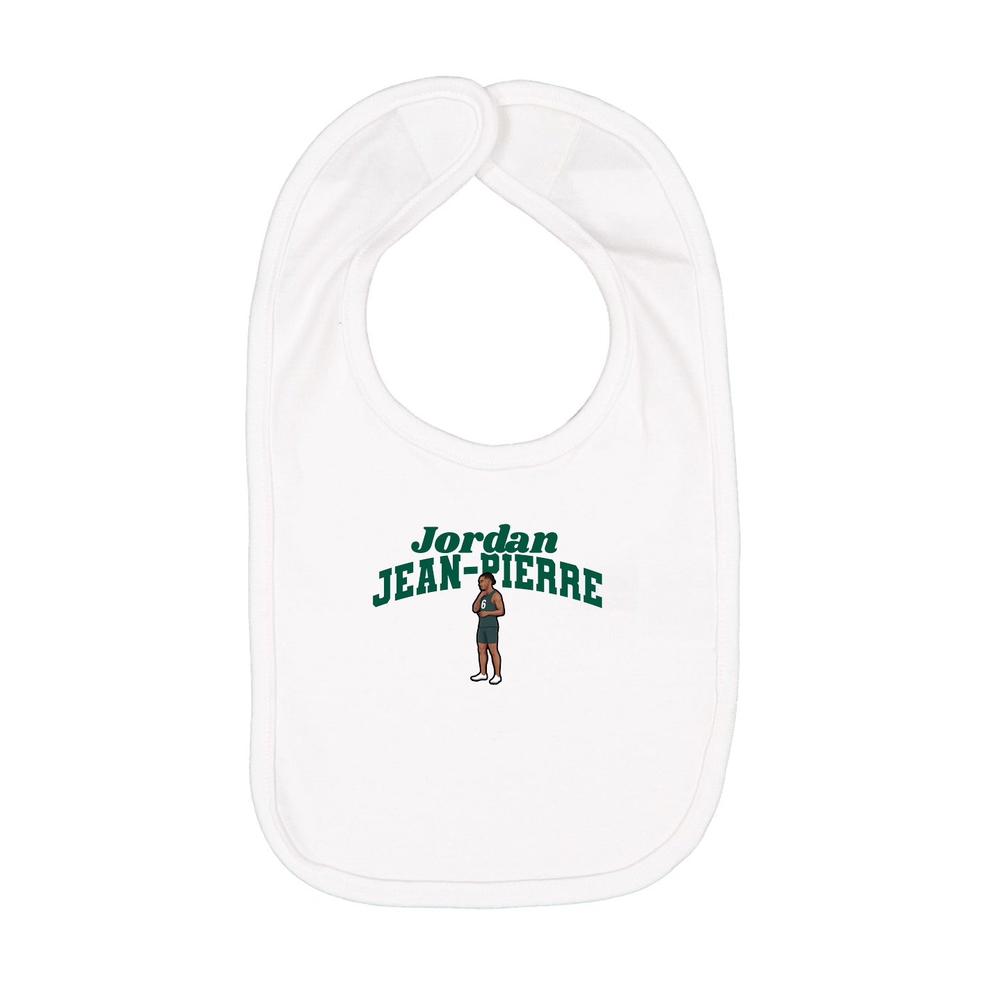 Infant Bib — Signature Arch in White