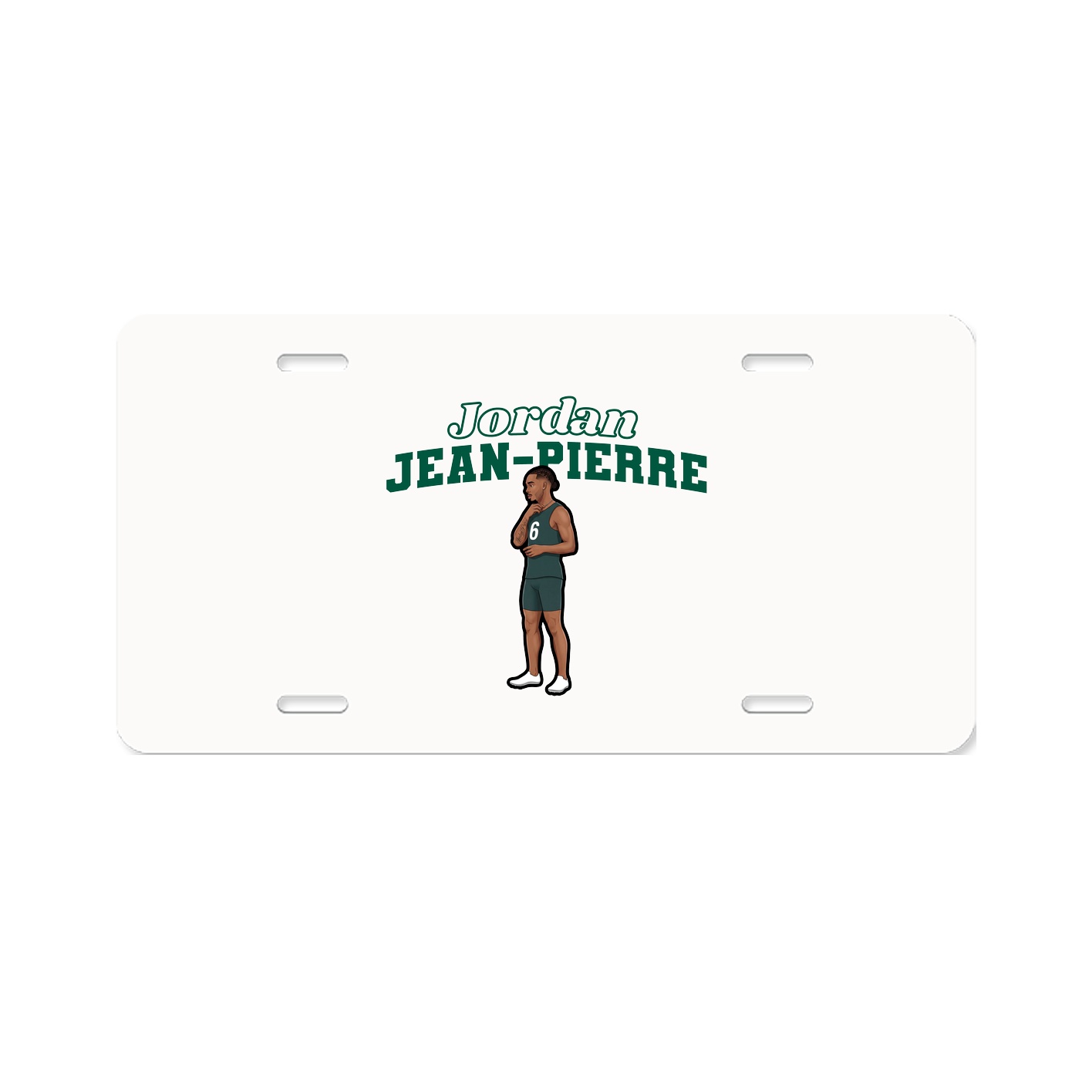 License Plate — Name Arch in Classic