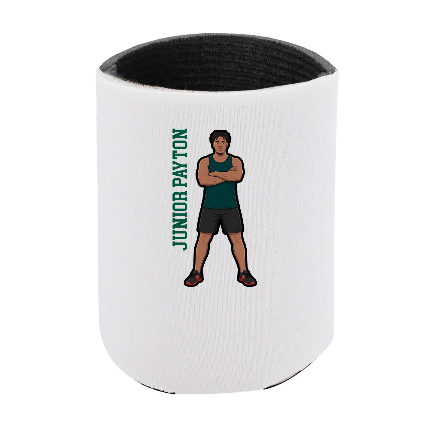 Can Holder — Name Vertical in White