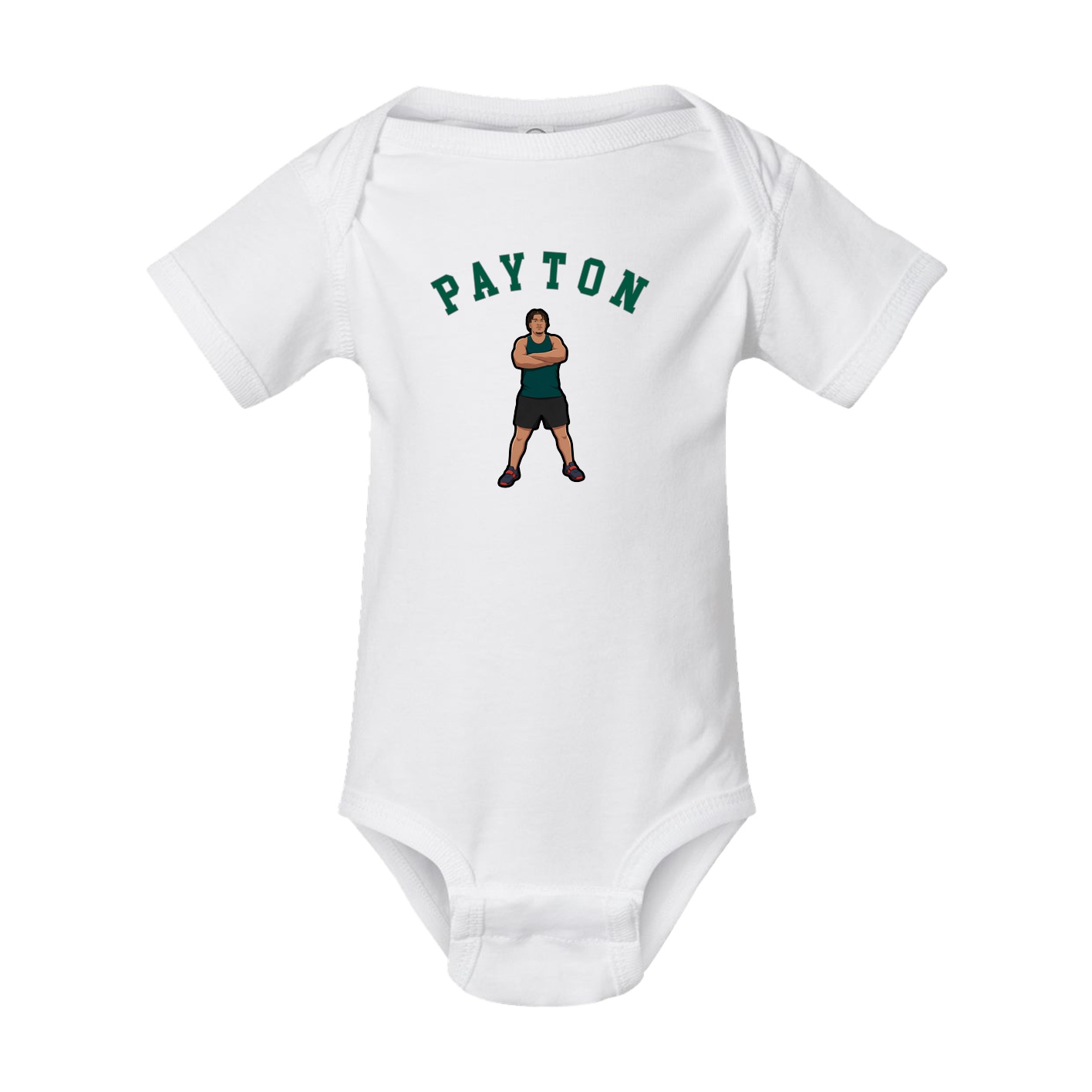 Baby Onesie — Shirsey Arch in White