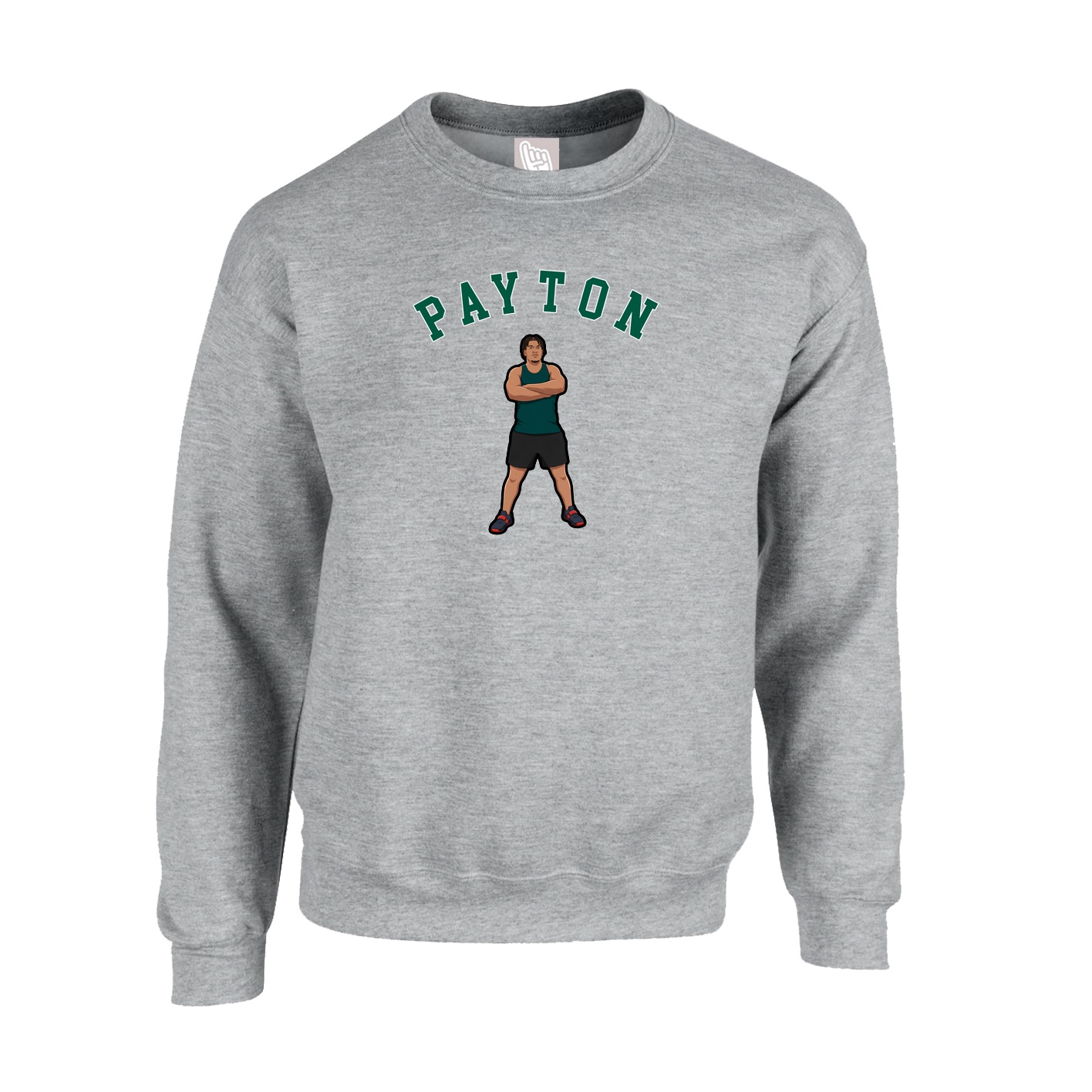 Fleece Crew — Shirsey Arch in Grey