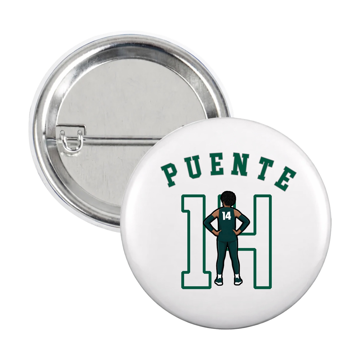 Game Day Button — Shirsey Arch in White