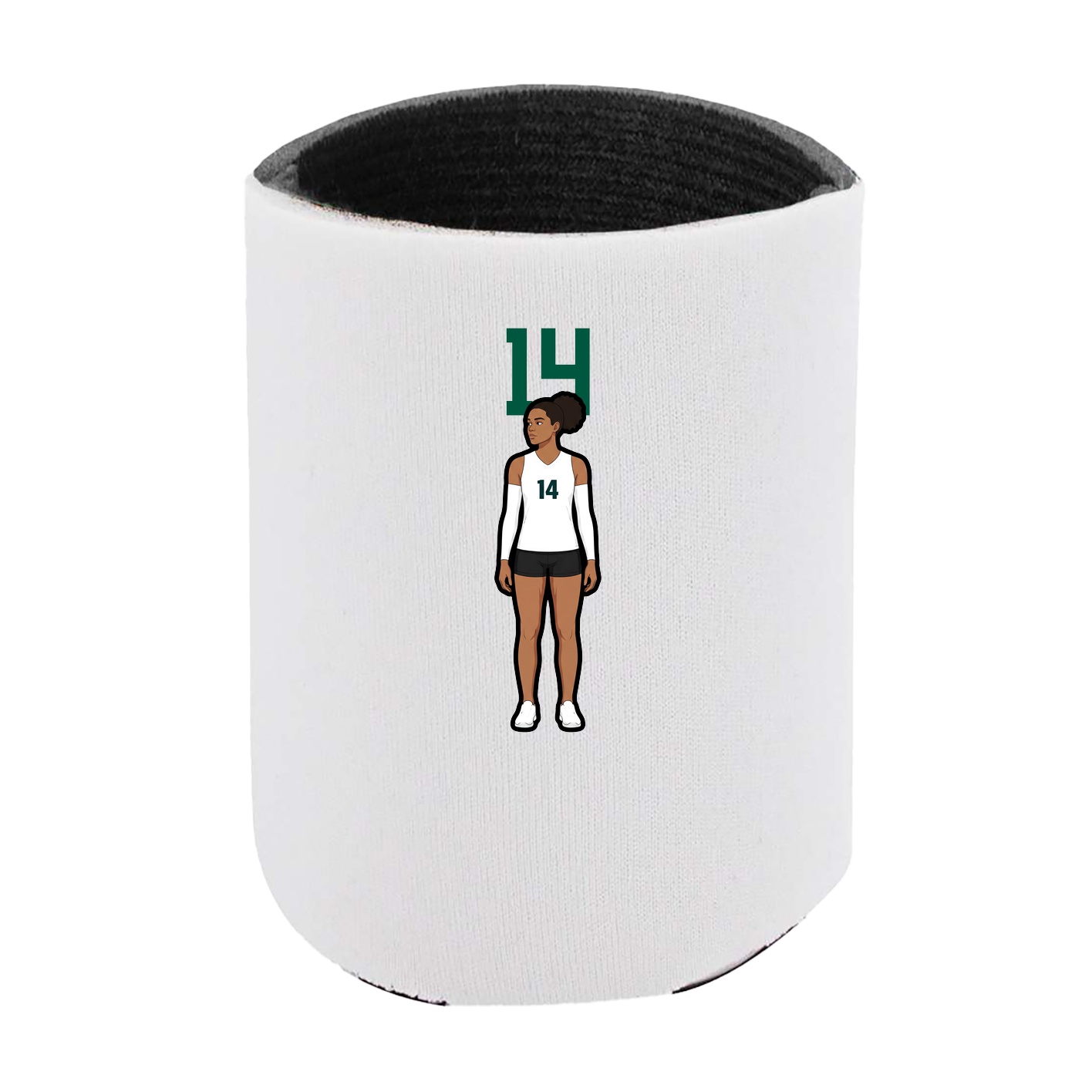 Can Holder — Number Top in White