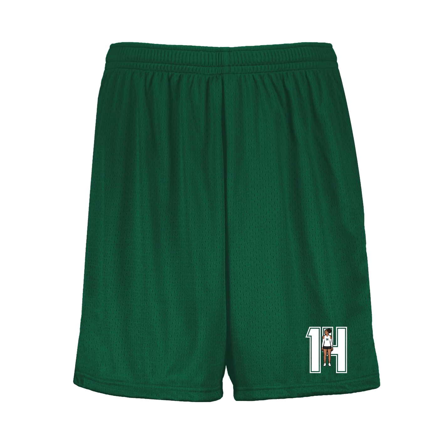 Shorts — Number in Green