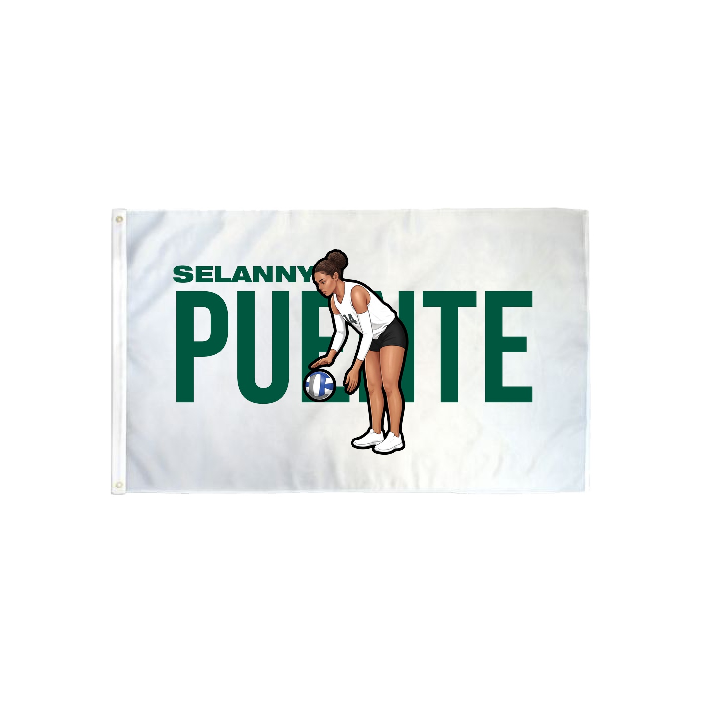 3x5 Flag — Player Name in Classic