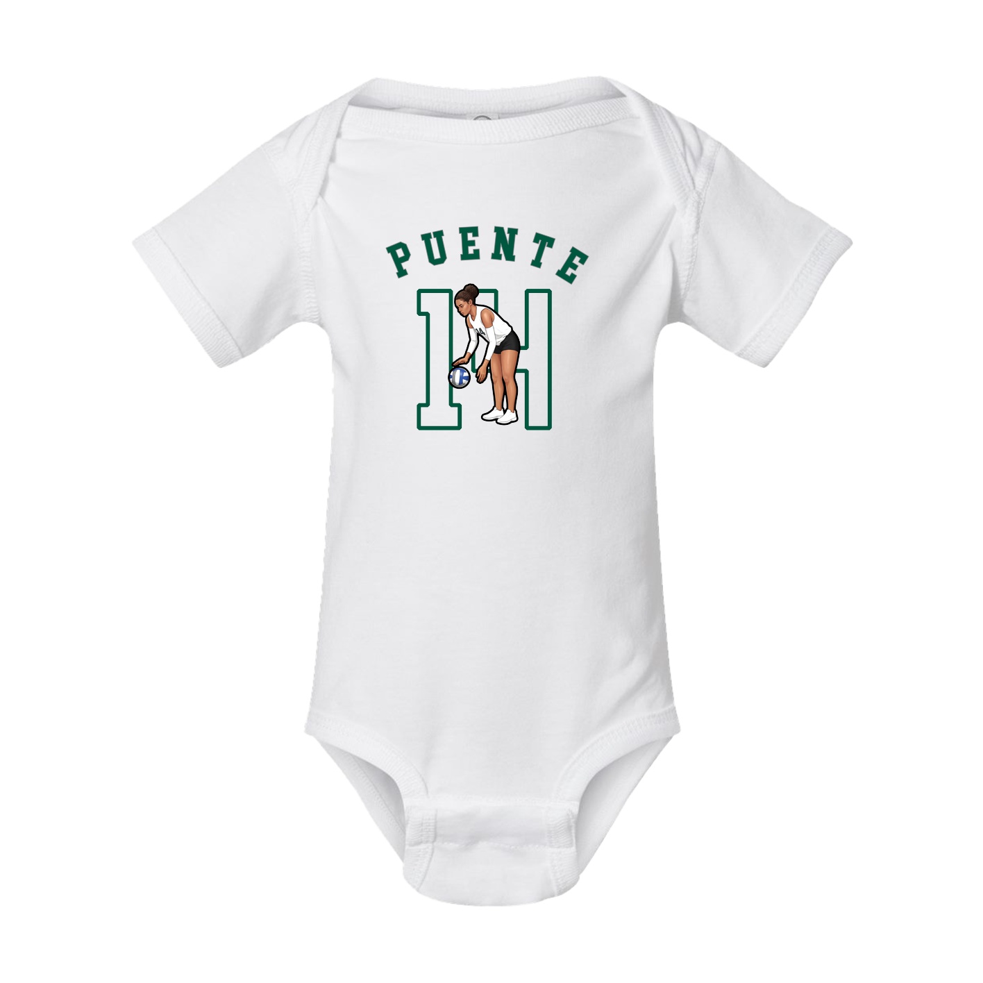Baby Onesie — Shirsey Arch in White