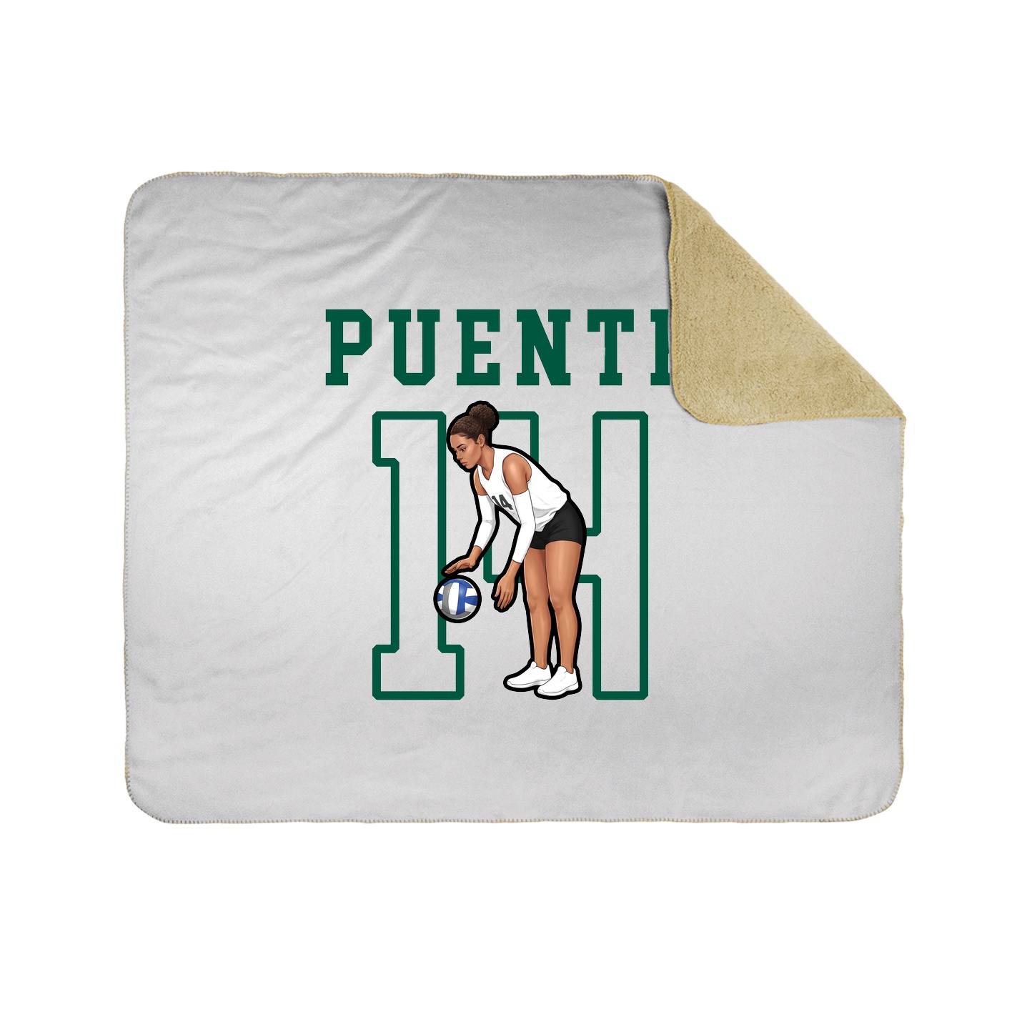 Throw Blanket — Shirsey in White