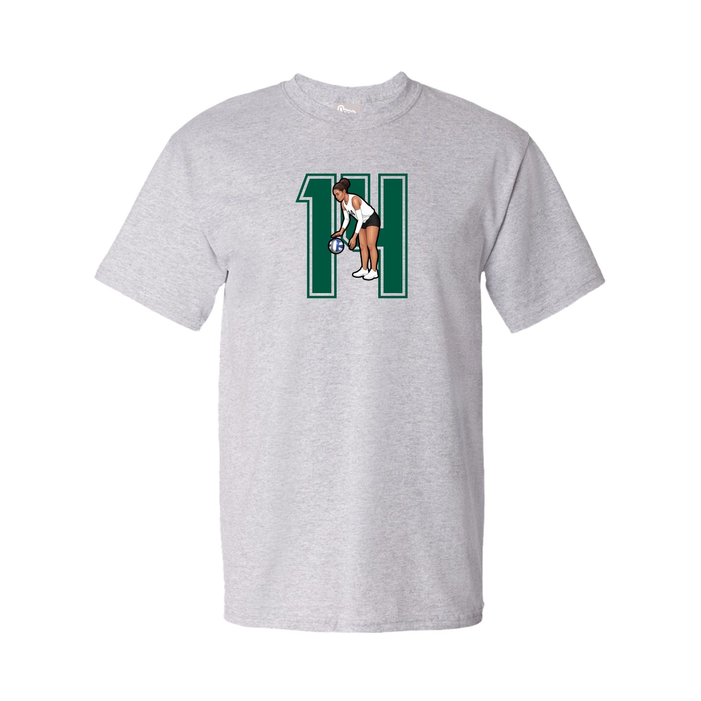 Tee — Number in Grey