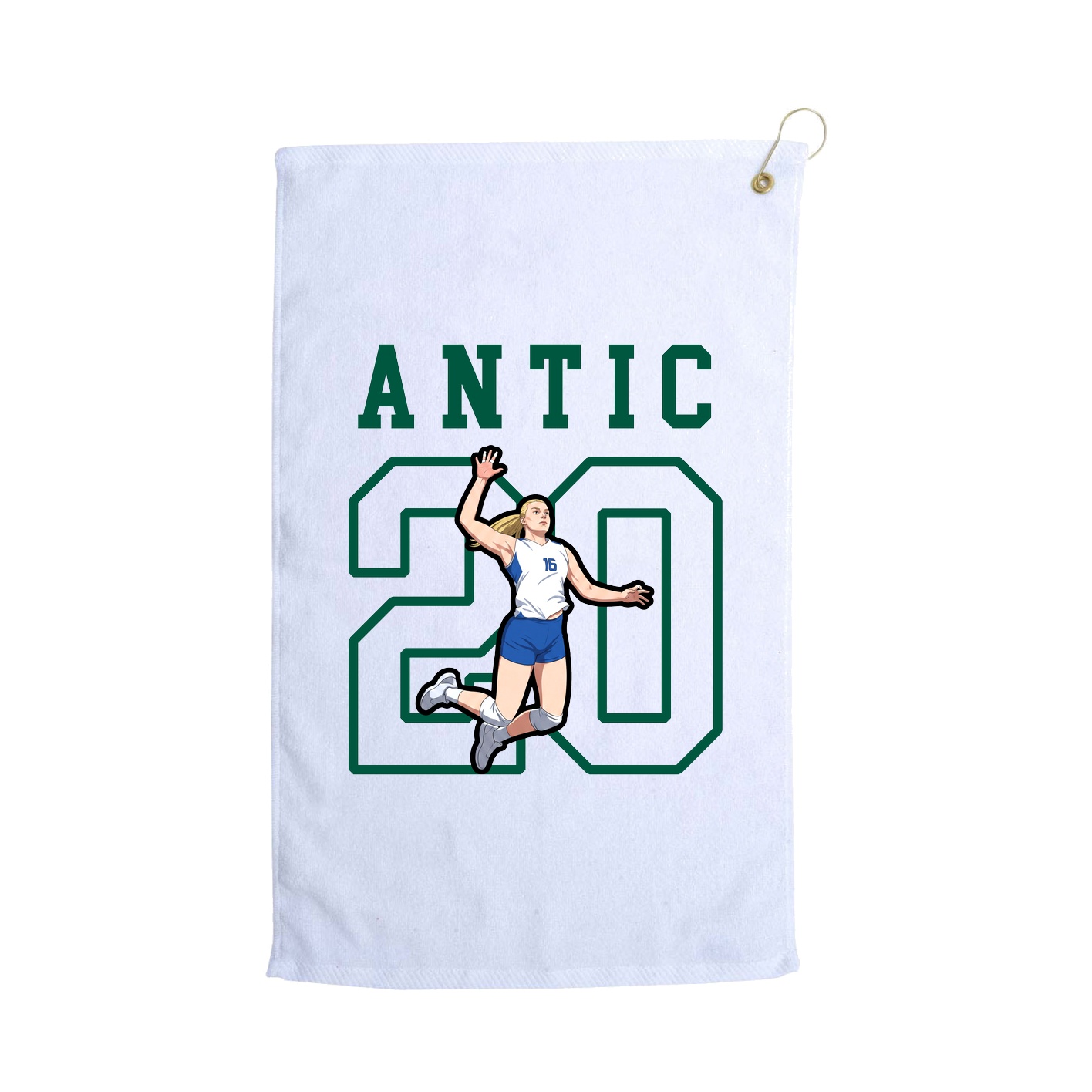 Golf Towel — Shirsey in White