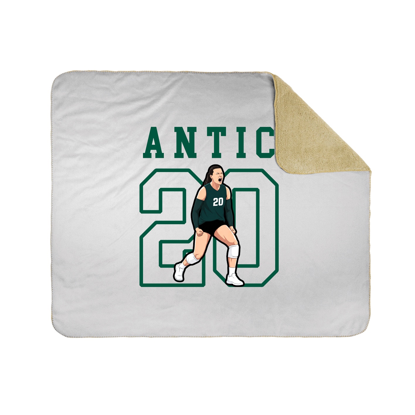 Throw Blanket — Shirsey in White