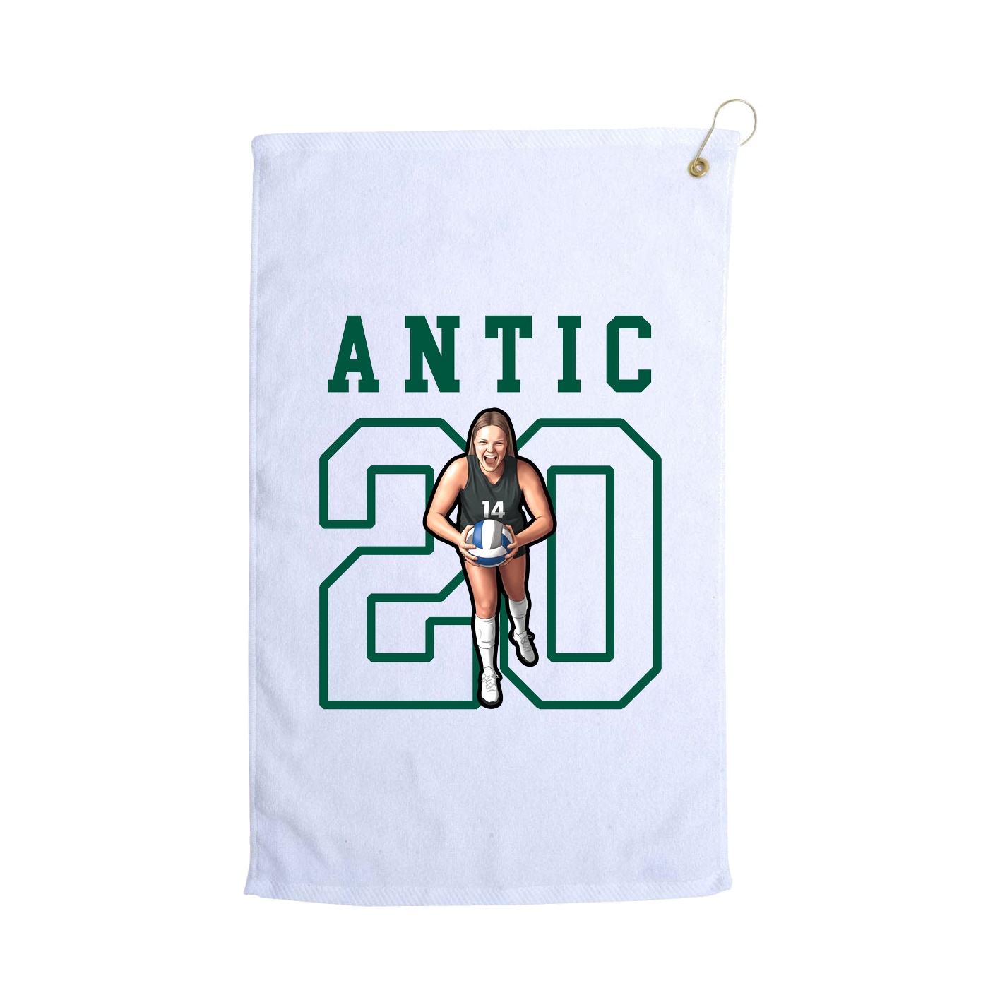 Golf Towel — Shirsey in White