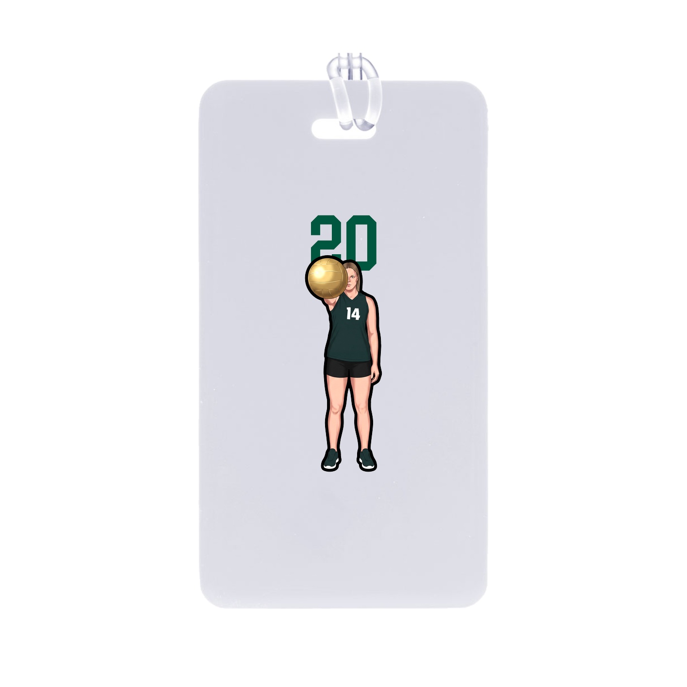 Bag Tag — Number Top in Classic