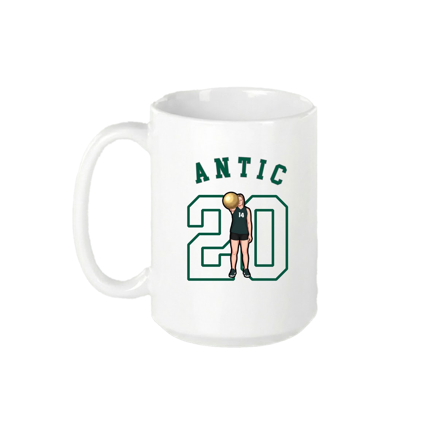15oz Coffee Mug — Shirsey Arch in White