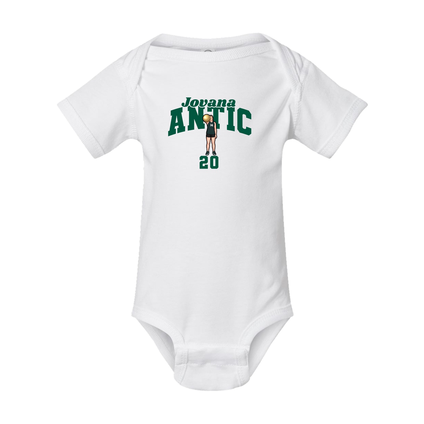 Baby Onesie — Signature Arch in White
