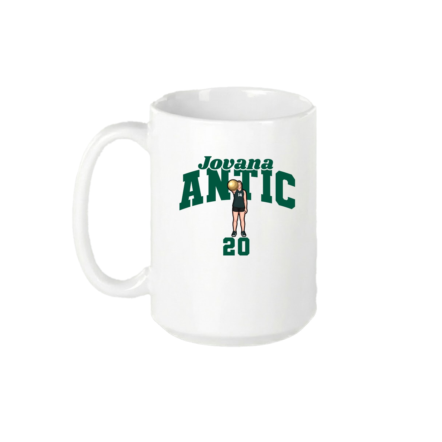 15oz Coffee Mug — Signature Arch in White