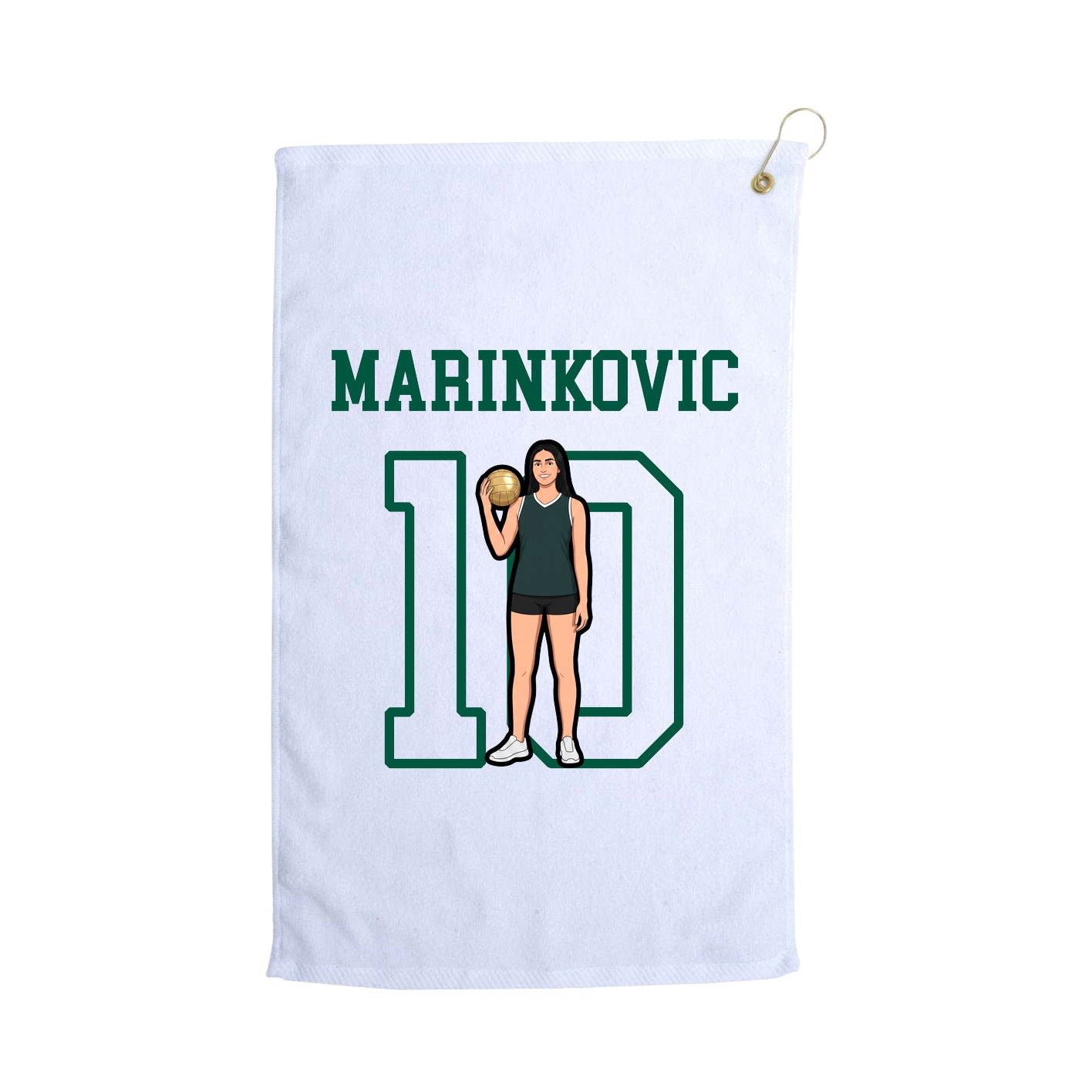 Golf Towel — Shirsey in White