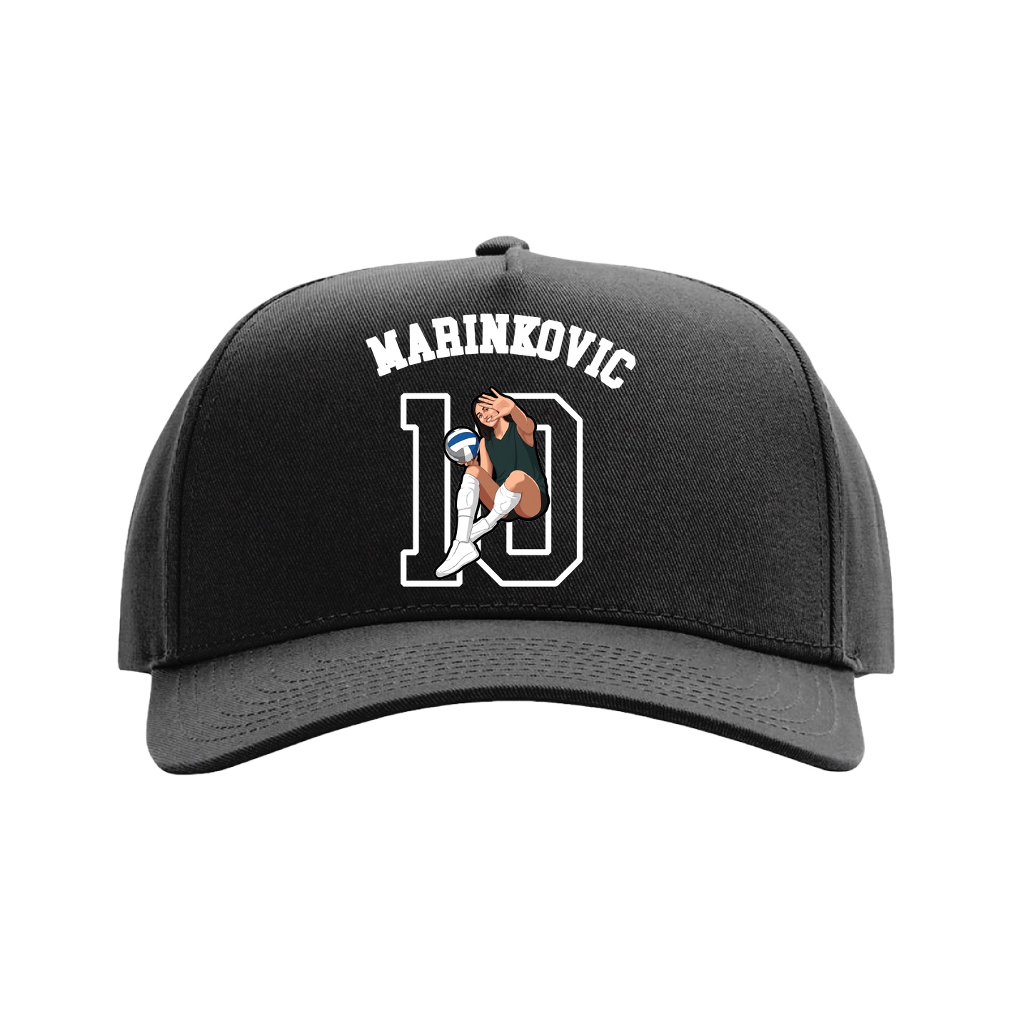 Full Fabric Five-Panel Champ Cap