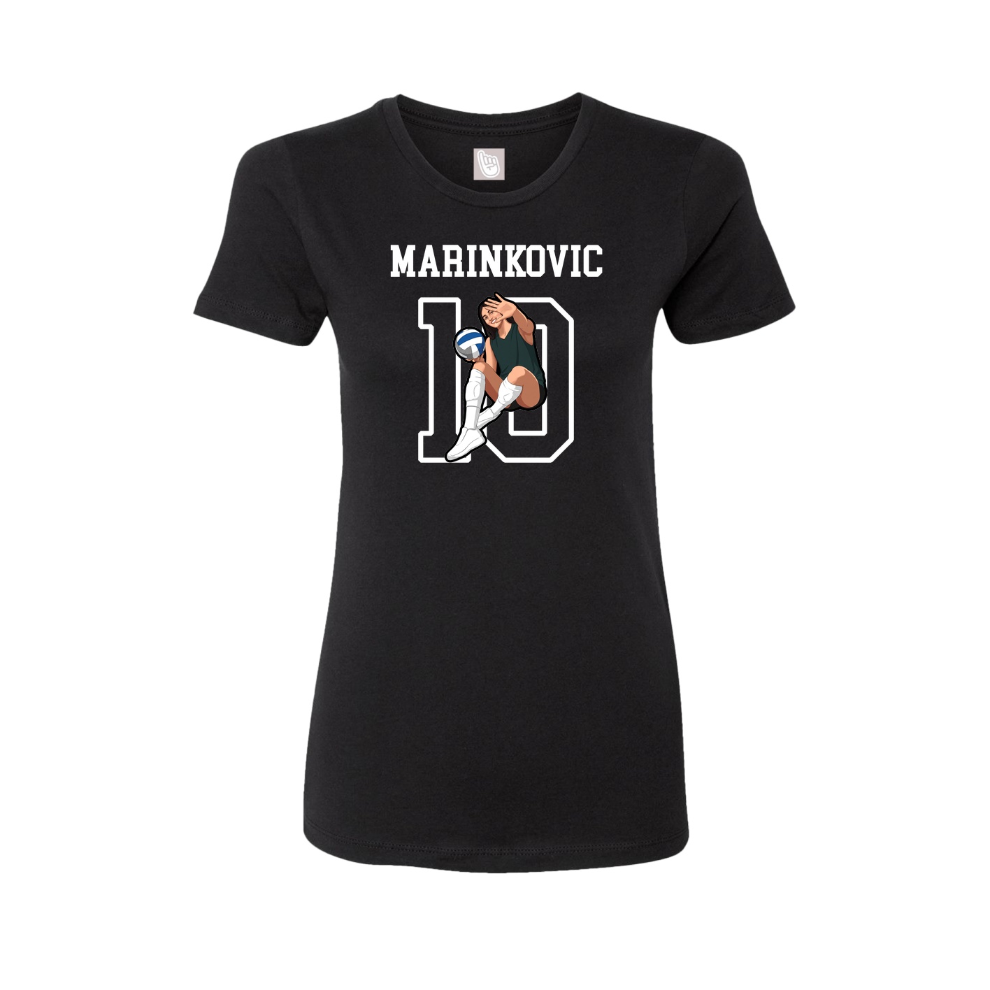 Fitted Women's Tee — Shirsey in Black