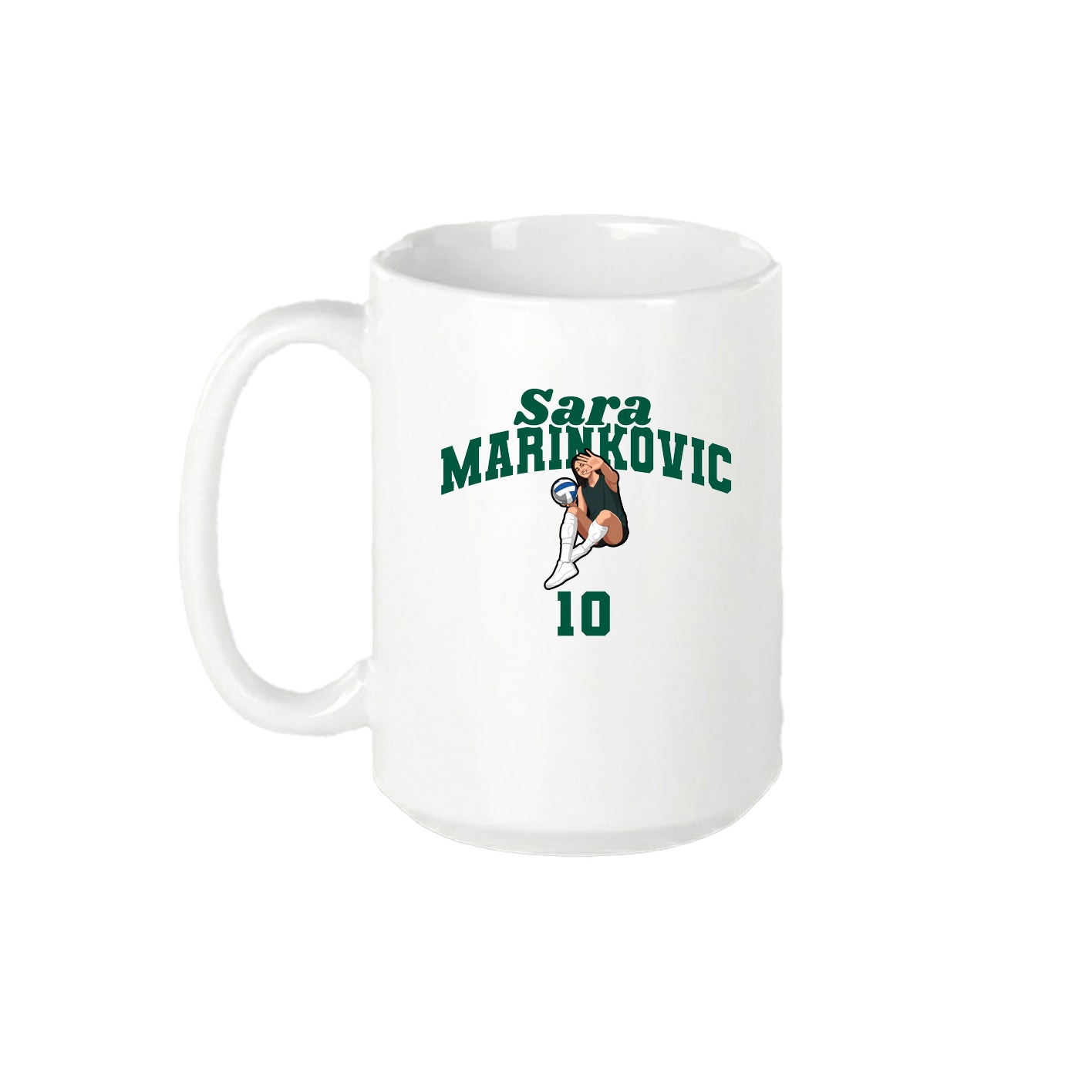 15oz Coffee Mug — Signature Arch in White