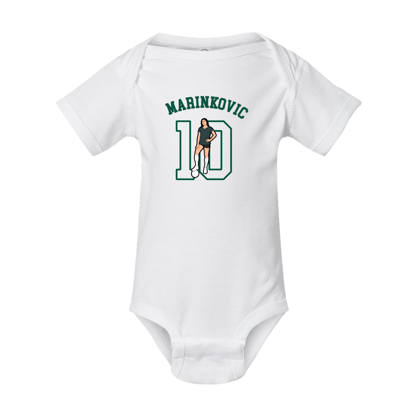 Baby Onesie — Shirsey Arch in White