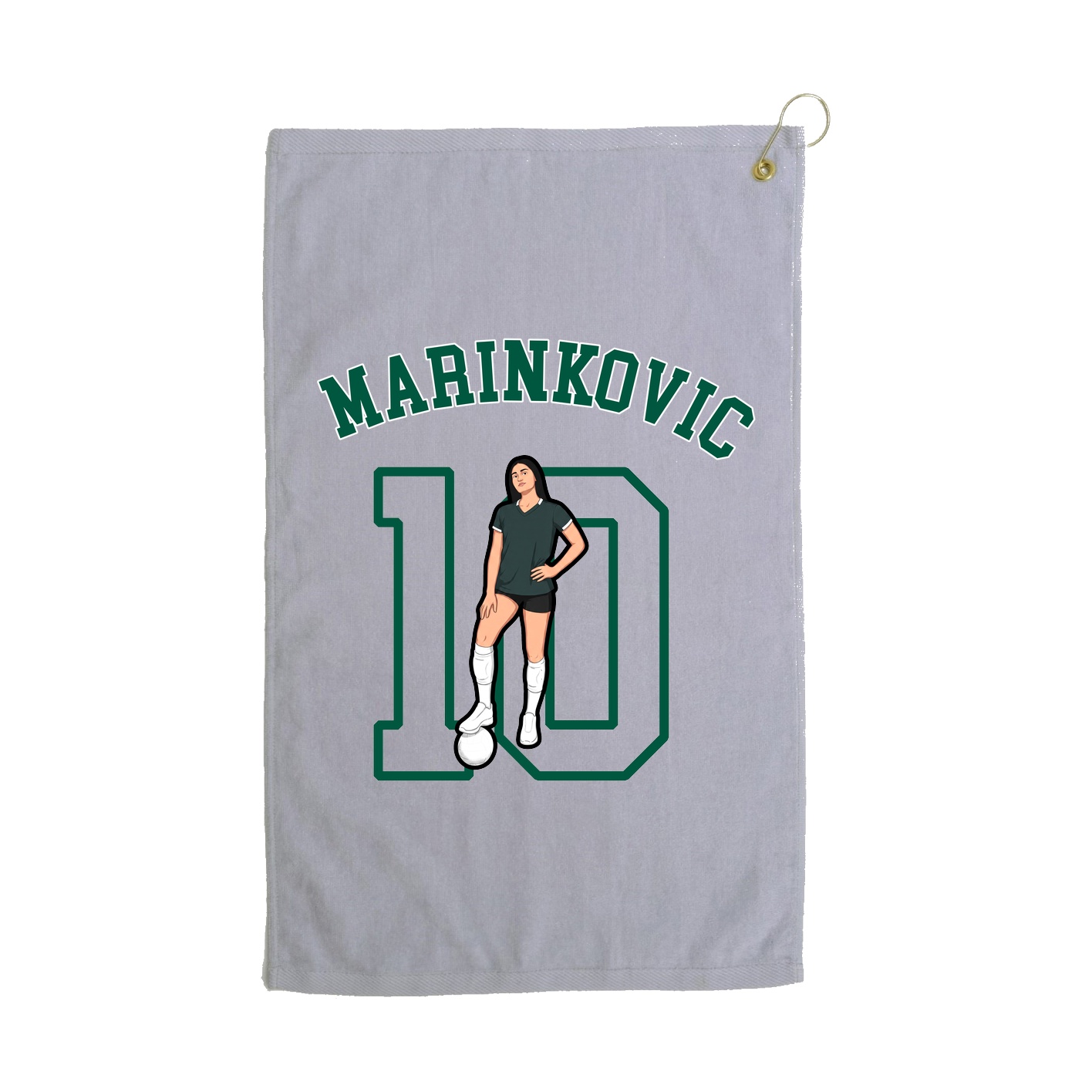 Golf Towel — Shirsey Arch in Grey