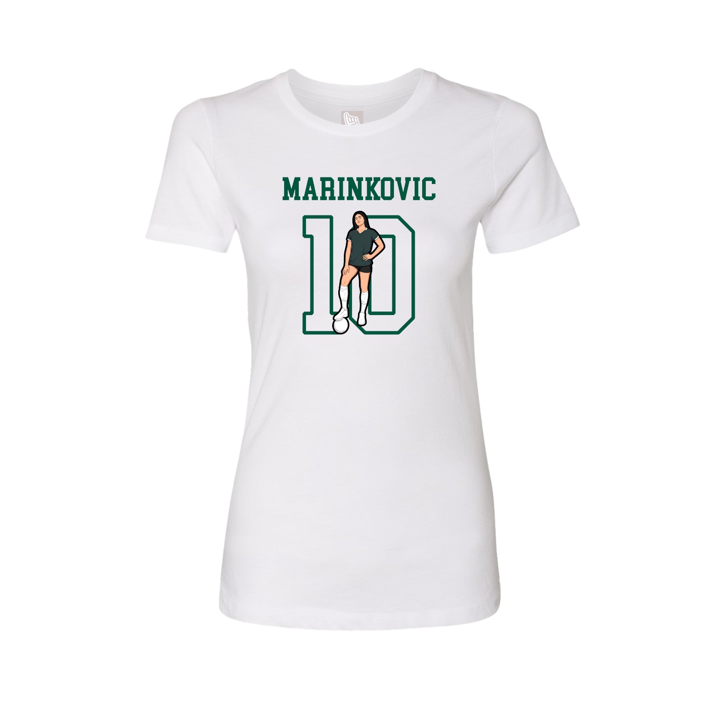Fitted Women's Tee — Shirsey in White
