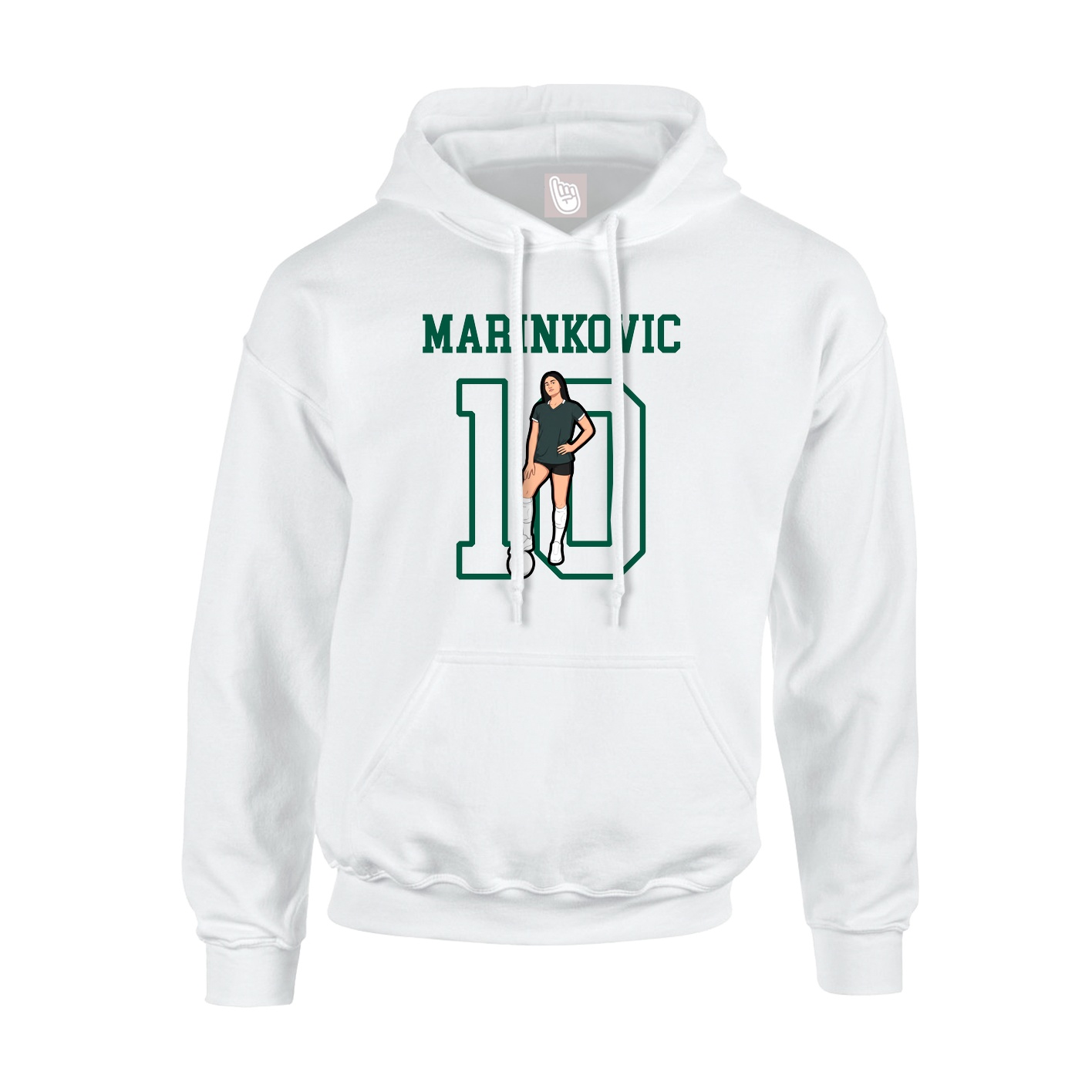 Youth Hoodie — Shirsey in White