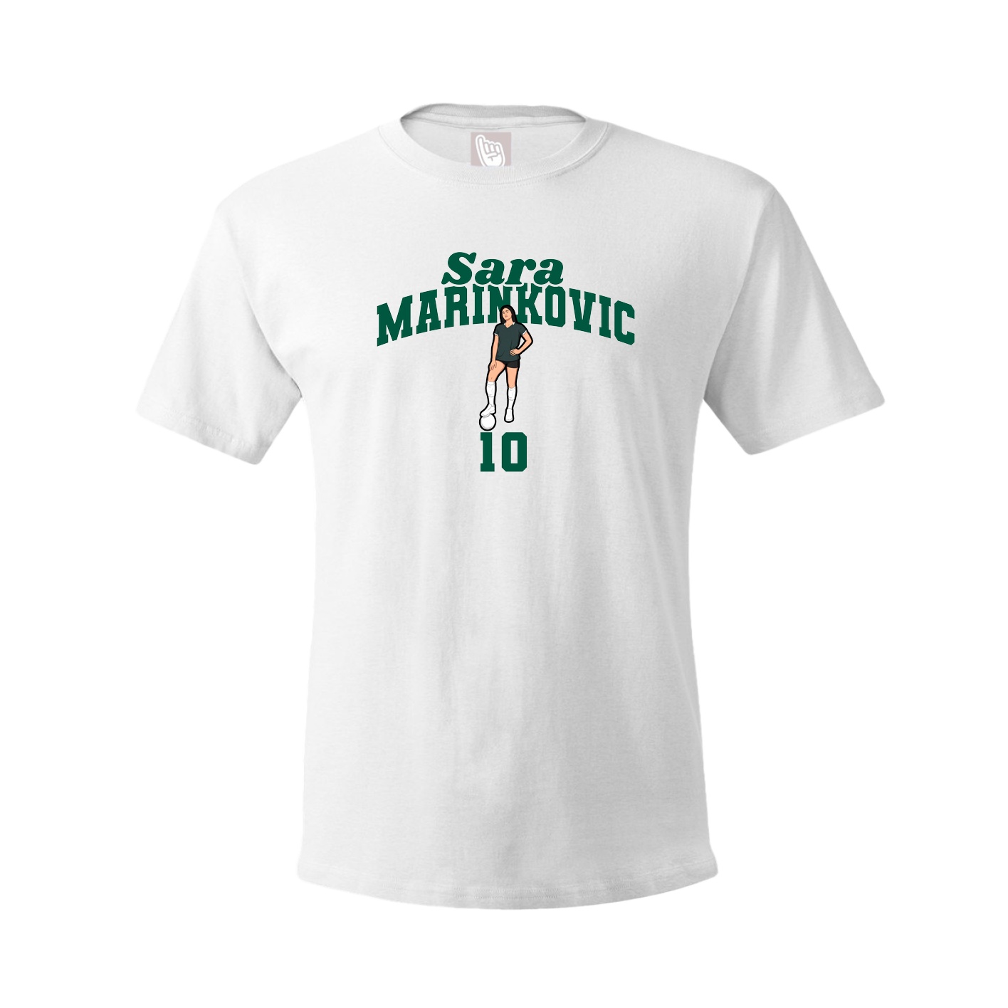 Youth Tee — Signature Arch in White
