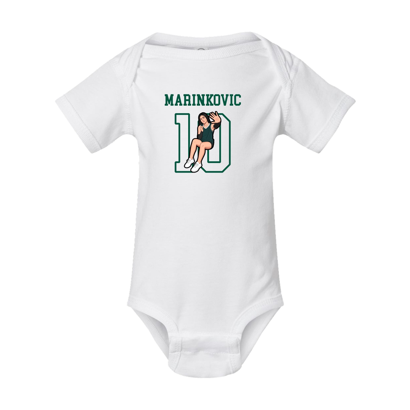 Baby Onesie — Shirsey in White